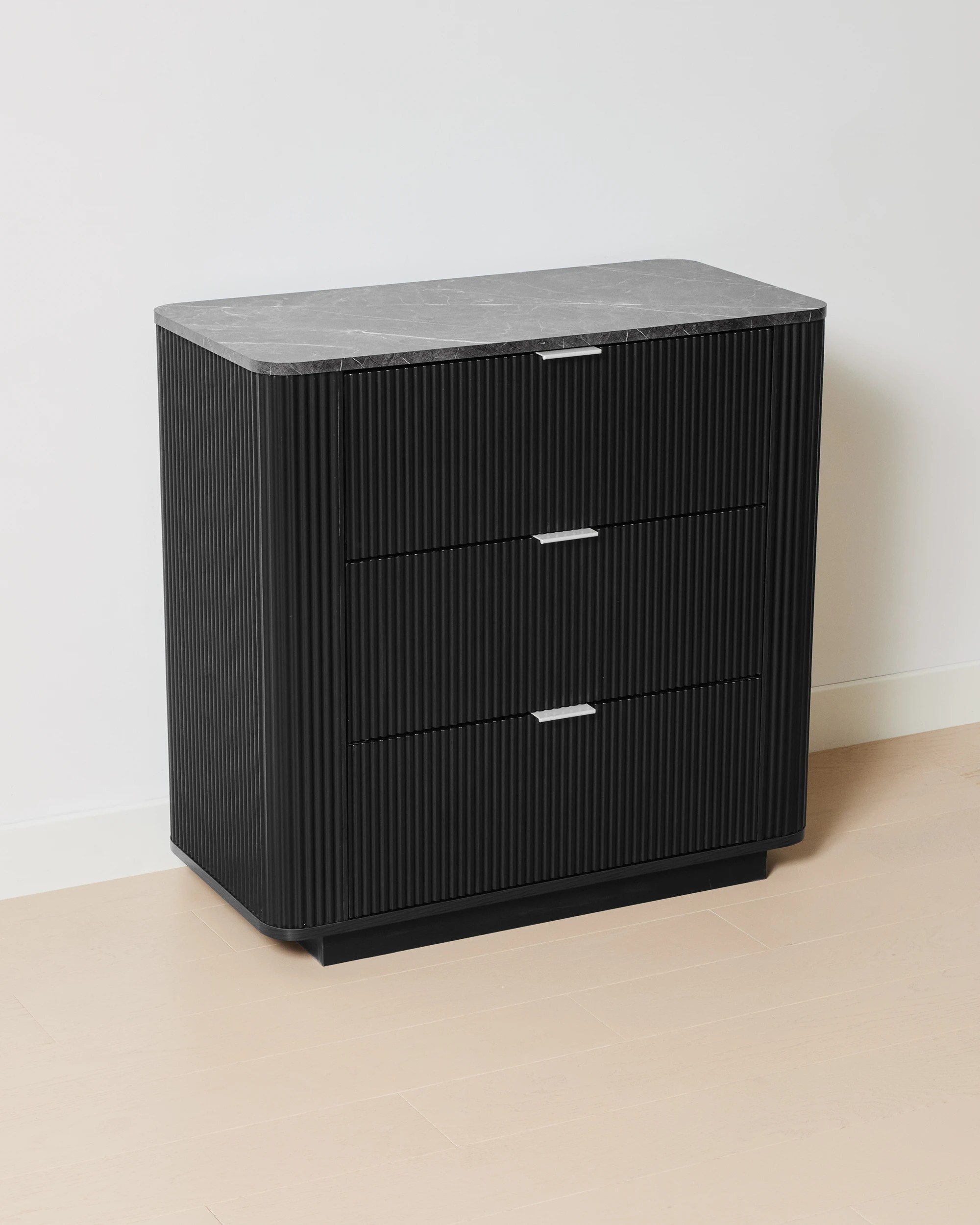 3 Claire 3 Drawer Chest - Black, 3 of 7