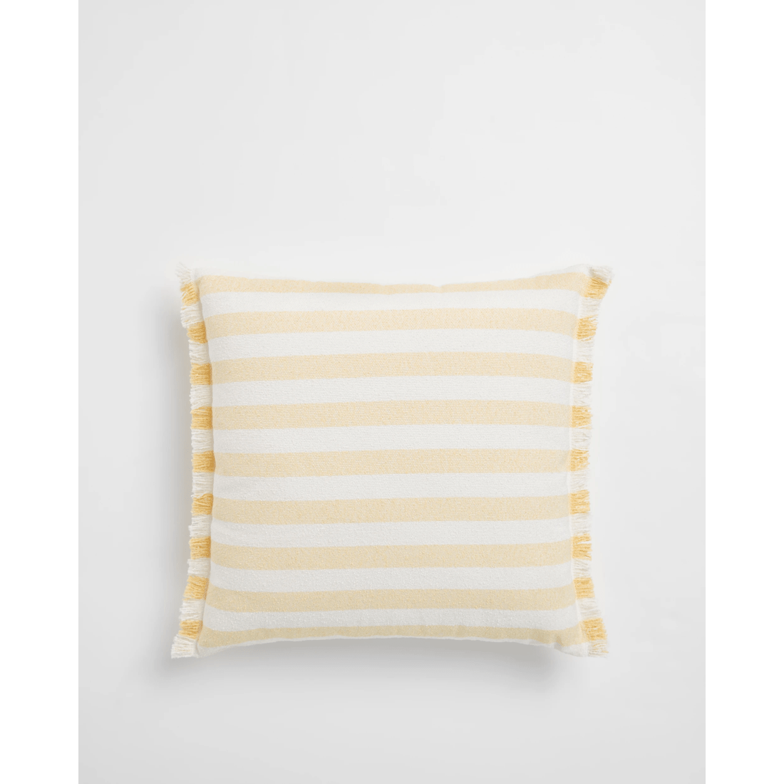 1 Target Amara Stripe Fringe Cushion
 - Yellow, 1 of 2