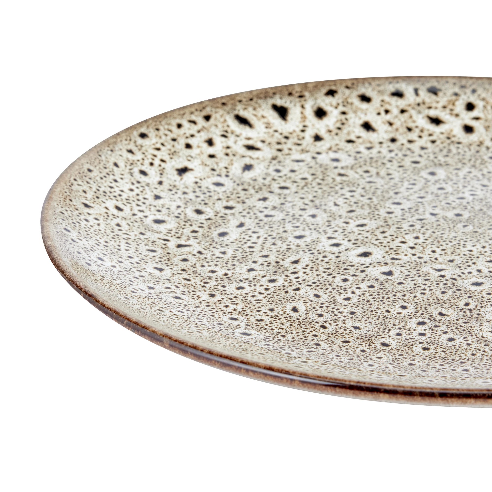 2 Brown Pebble Dinner Plate, 2 of 5