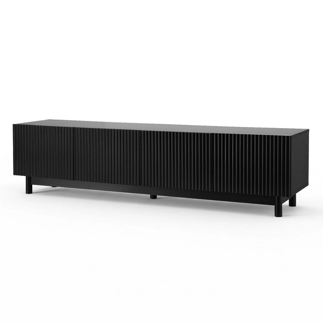 1 Artiss TV Unit Entertainment Unit Storage Cabinet 180cm - Black, 1 of 4