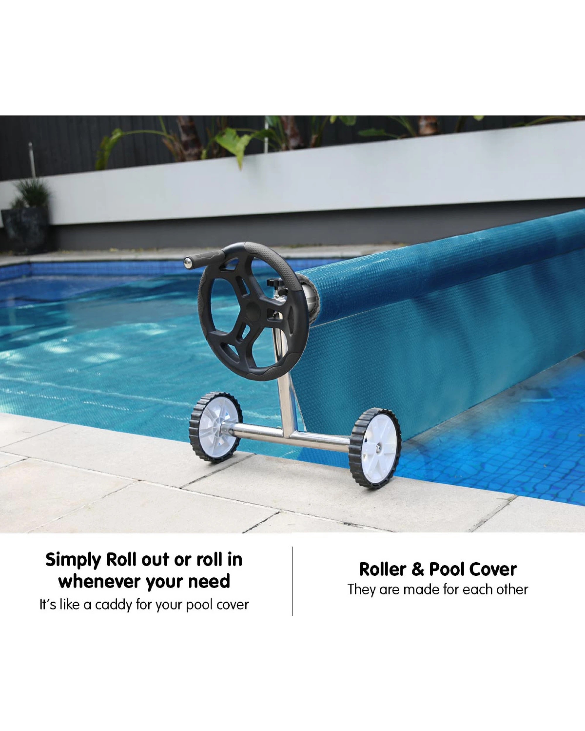 8 400 Micron Solar Swimming Pool Cover 6.5m x3m - Blue, 8 of 8