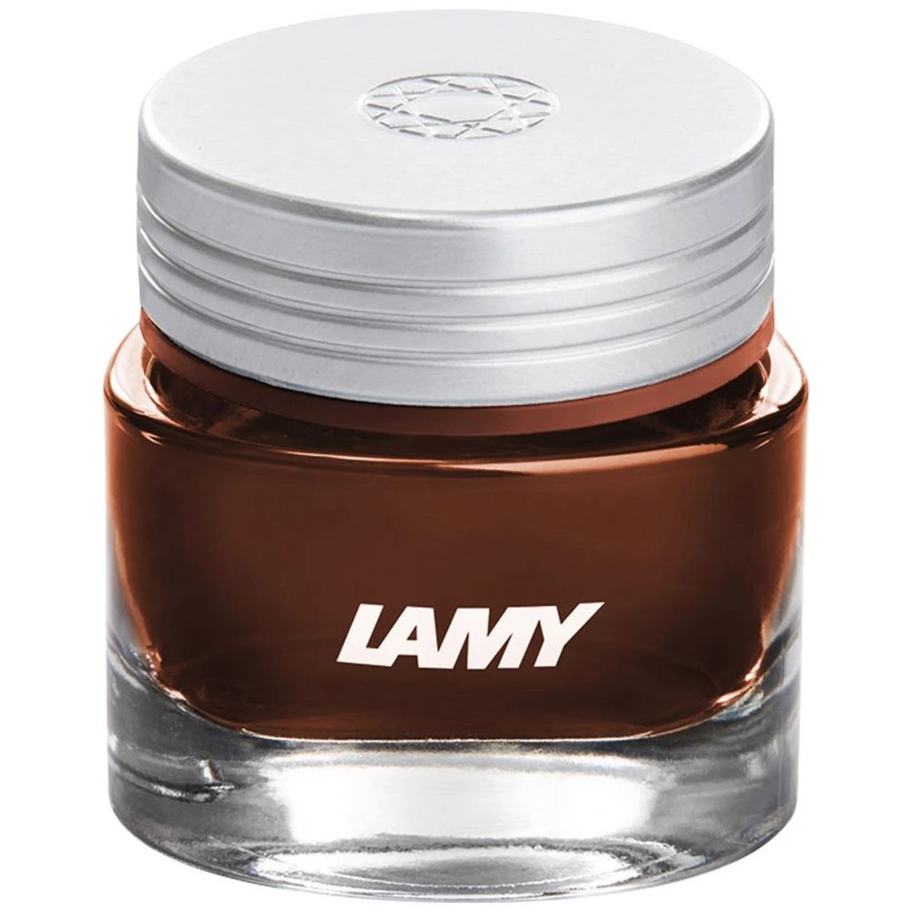 1 LAMY T53 Fountain Pen Crystal Ink Bottle 30mL Topaz, 1 of 2