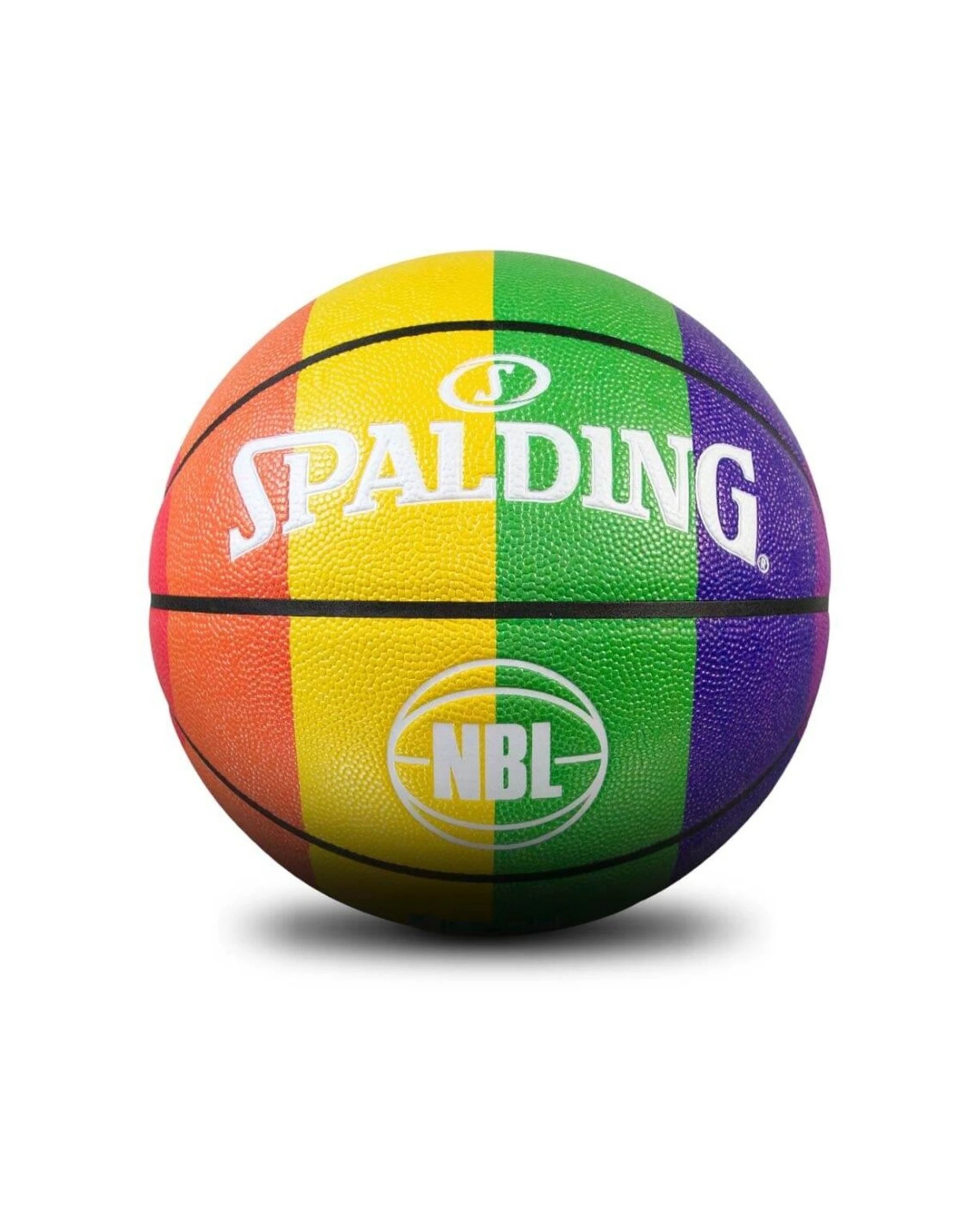 2 Spalding NBL Pride Indoor & Outdoor Ball Composite Leather Basketball Size 7 - Multi, 2 of 3