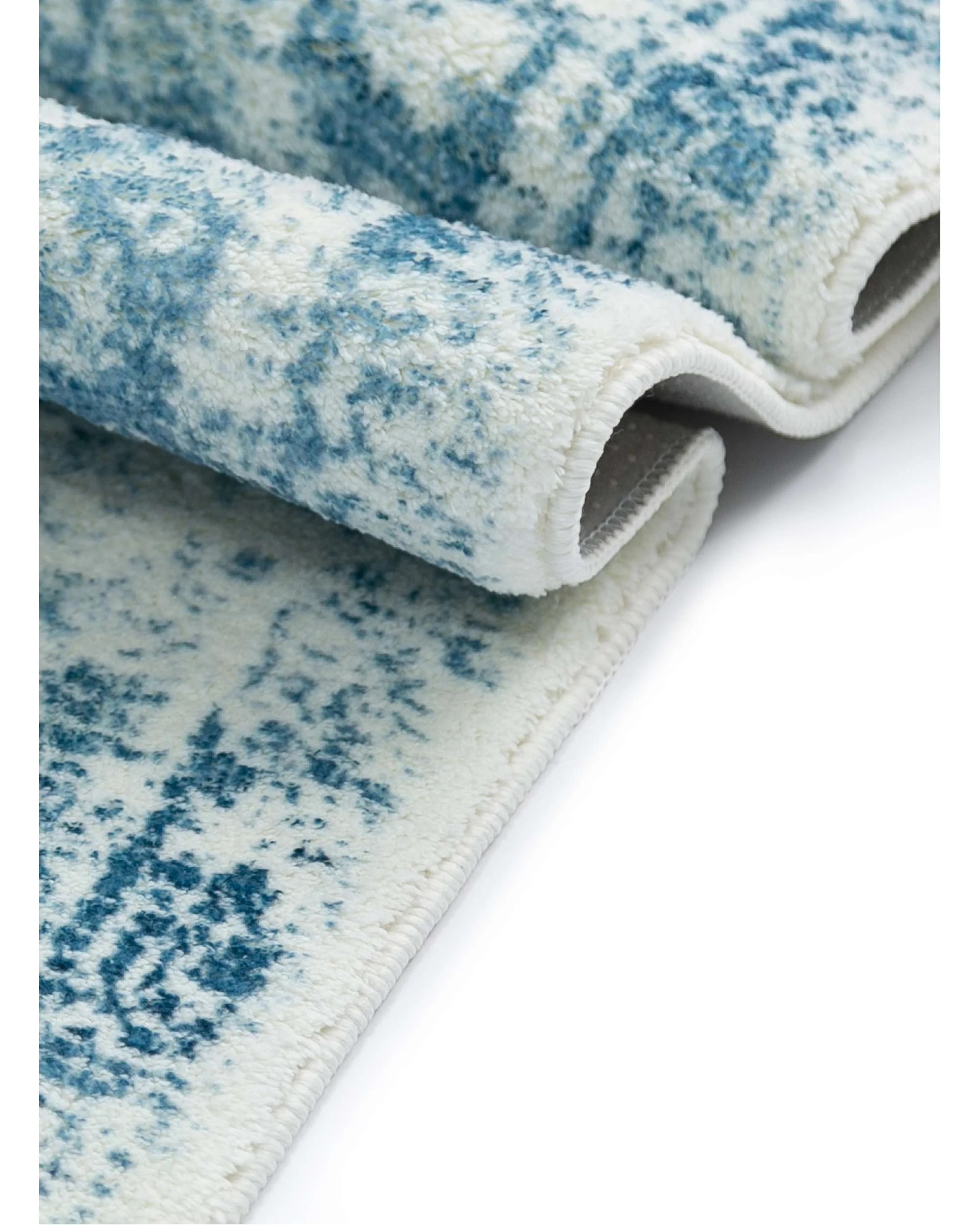 6 Loopsie Koni Tribal Washable Rug-230cm x 160cm - Blue, 6 of 6