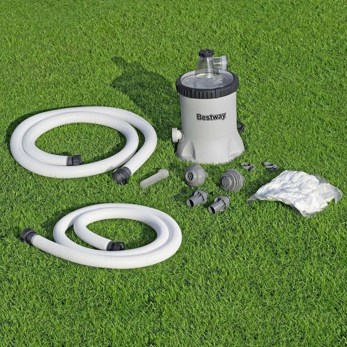 5 Bestway Pool Filter Pump System Above Ground Swimming Pools Cleaner, 5 of 10