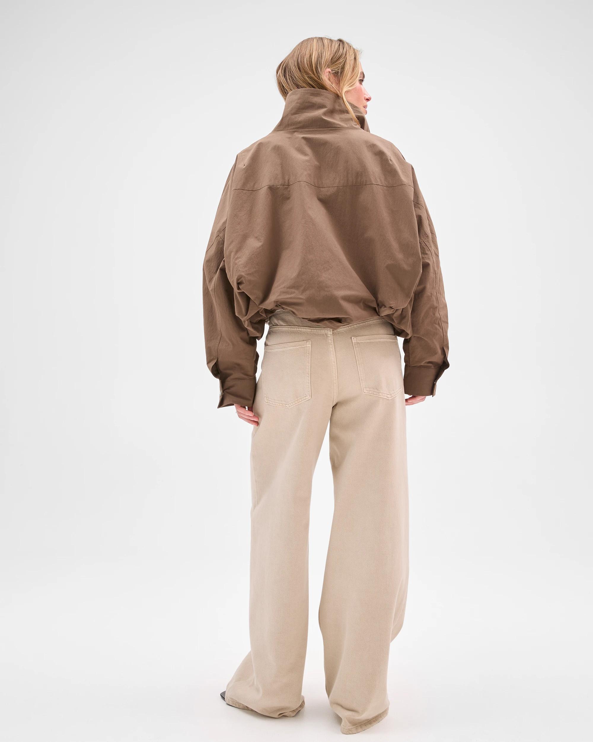 5 Lily Loves Australian Cotton Blend Parker Jacket DARK KHAKI, 5 of 7