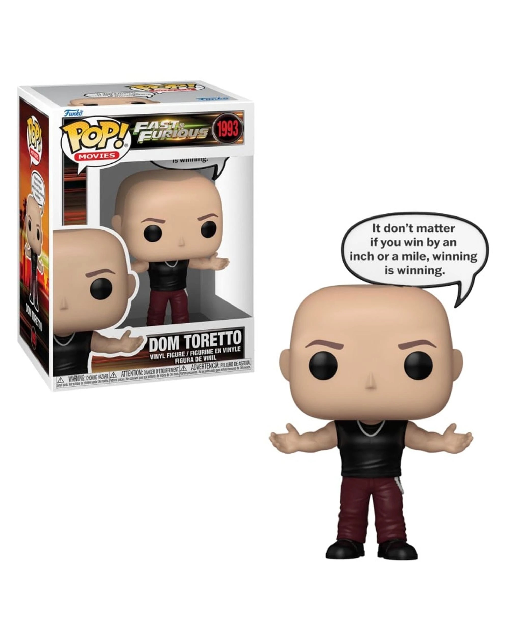 1 Fast and Furious Dom Toretto Sayings Funko POP! Vinyl, 1 of 2