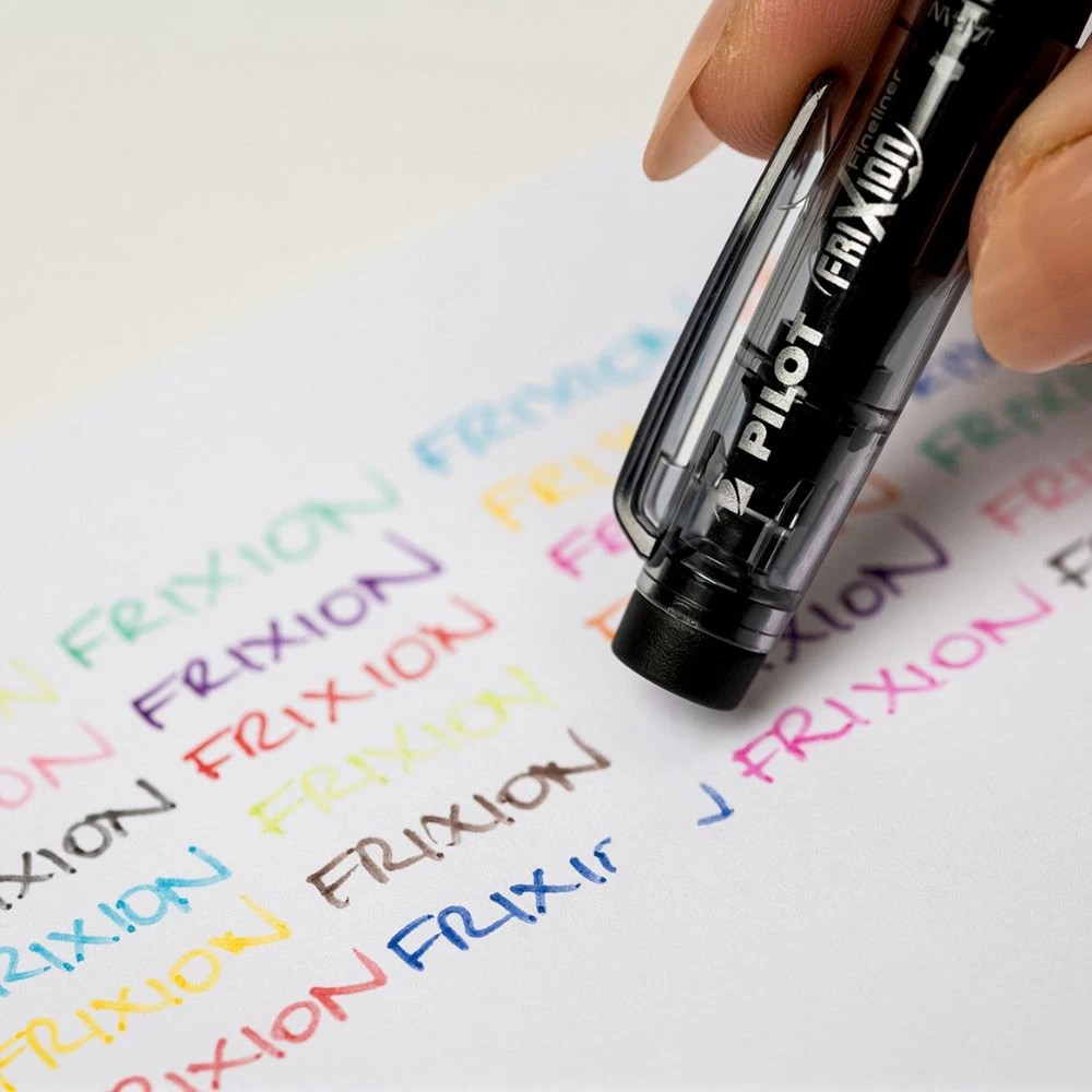 5 PILOT FriXion Erasable Fineliner 0.45mm Black 2 Pack, 5 of 7