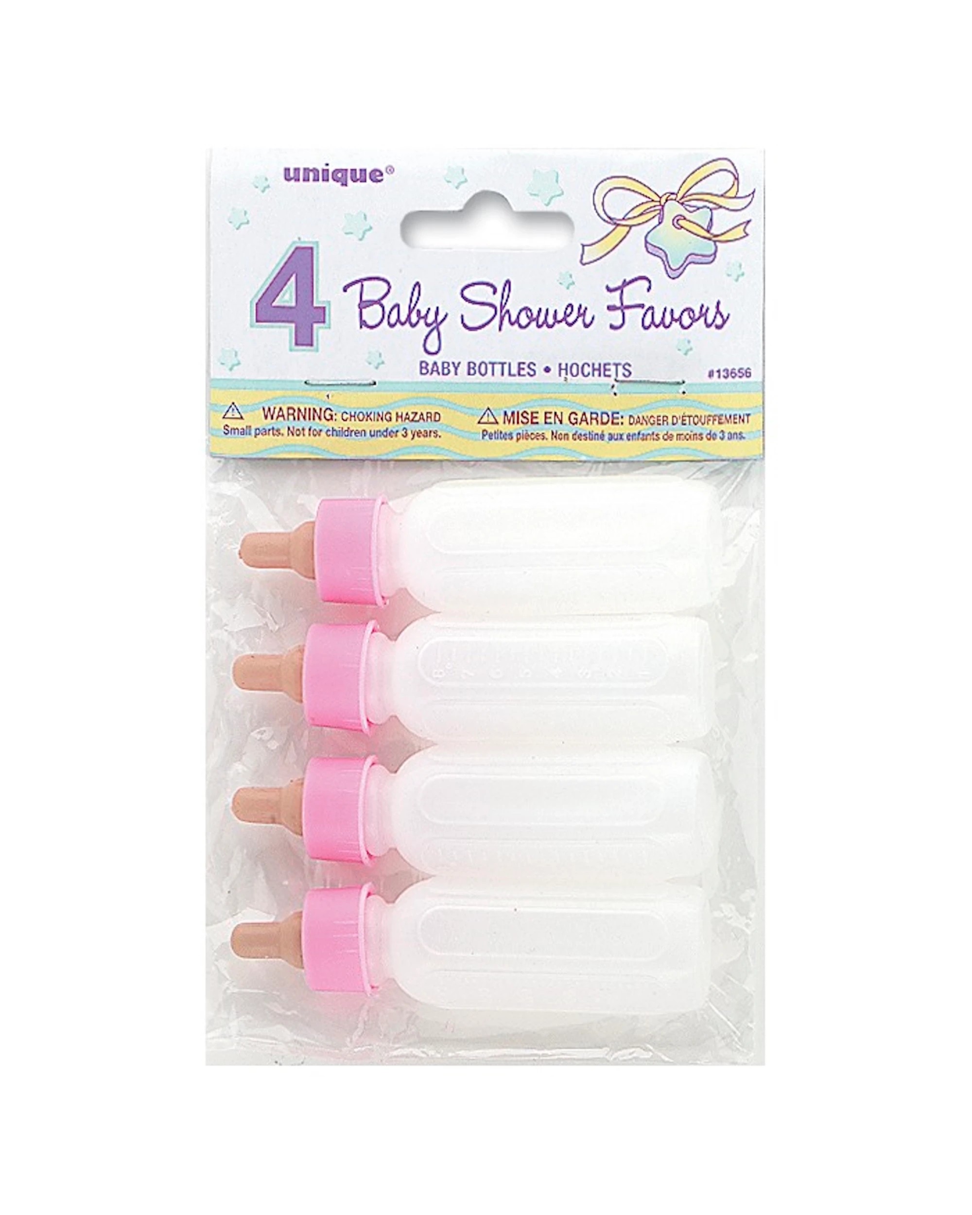 1 Unique Mini Baby Bottles Pack of 4 - Pink, 1 of 1