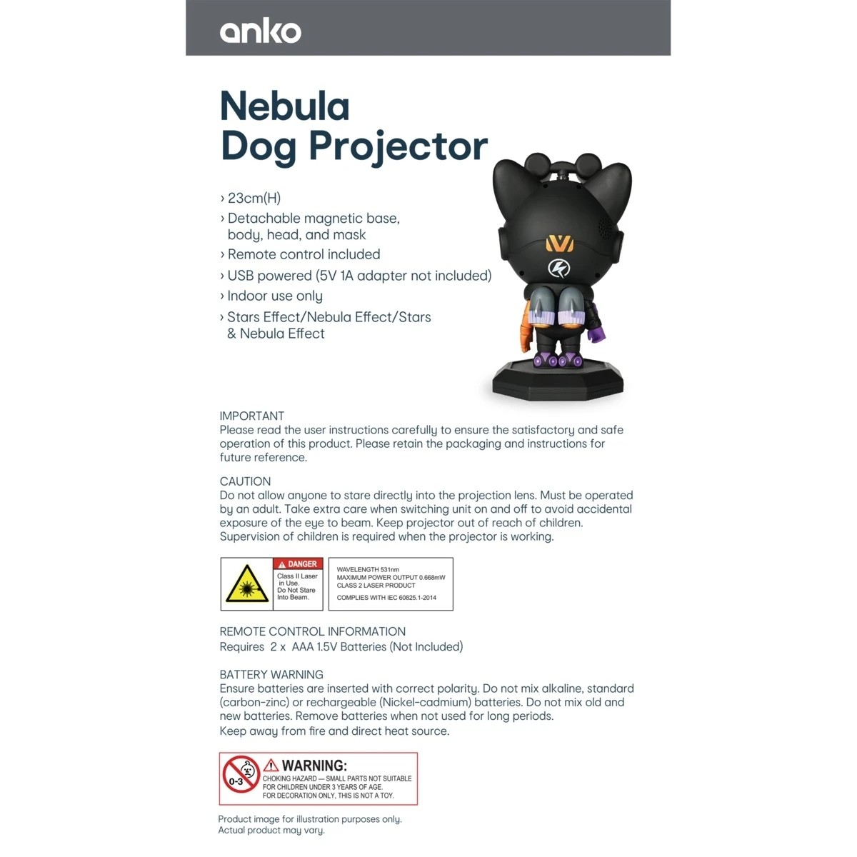 7 Nebula Dog Projector with Stars, 7 of 9