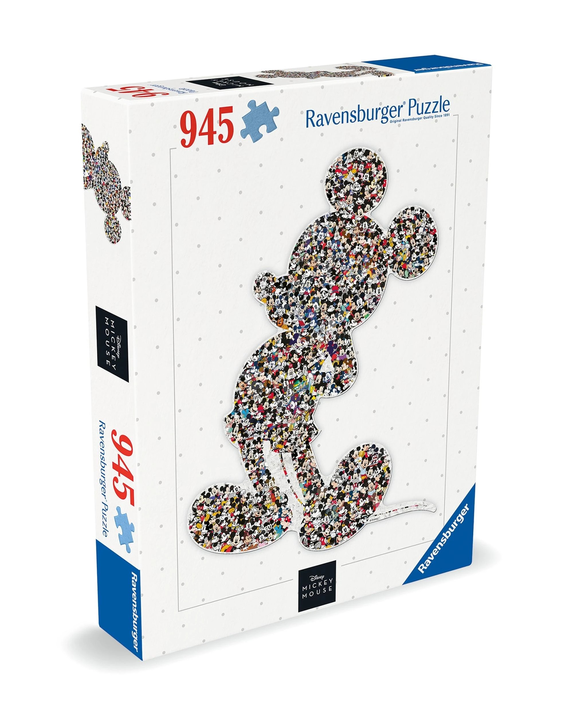 1 Ravensburger Disney Shaped Mickey 945 Piece Puzzle, 1 of 3