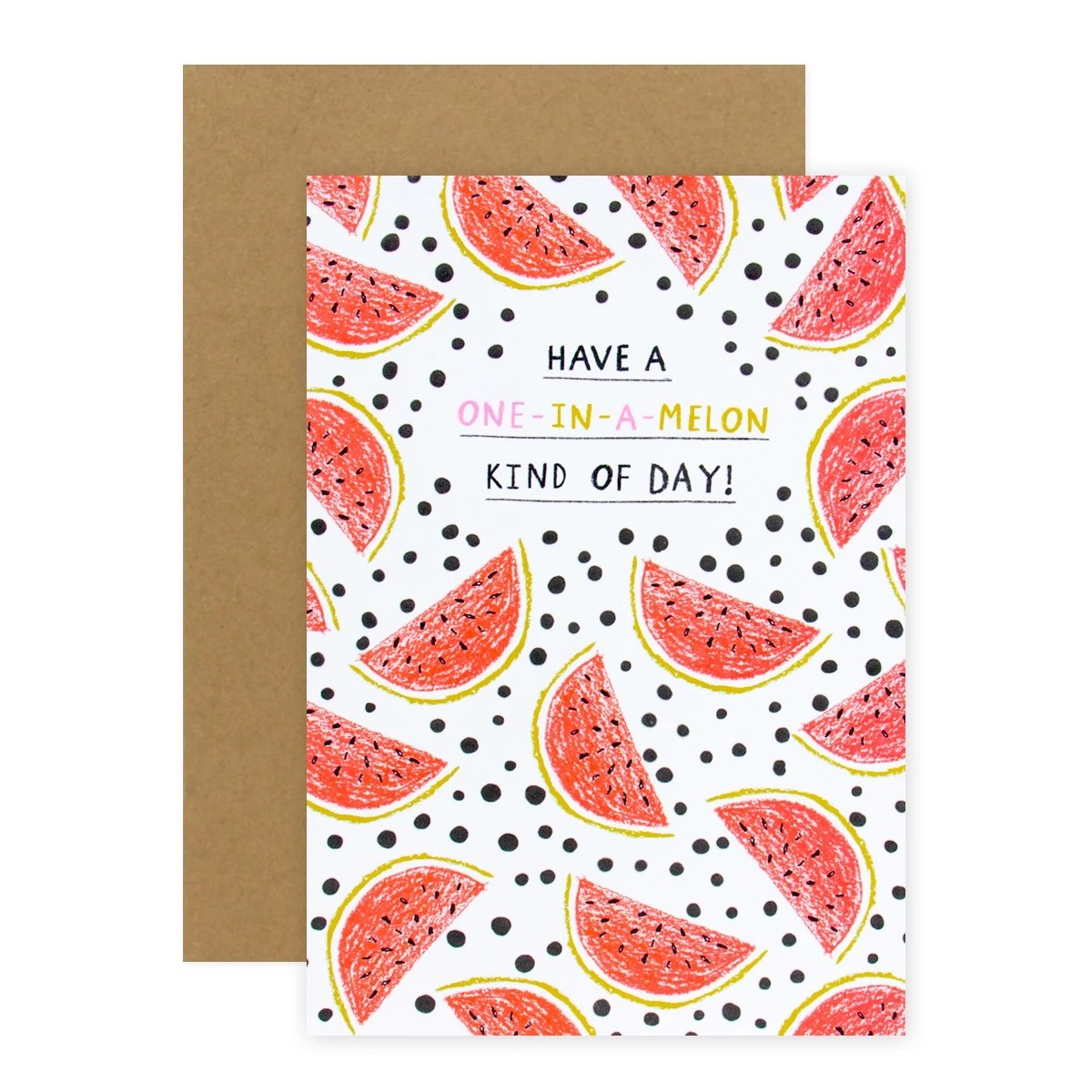 1 Connections from Hallmark Birthday Card - Watermelons, 1 of 3