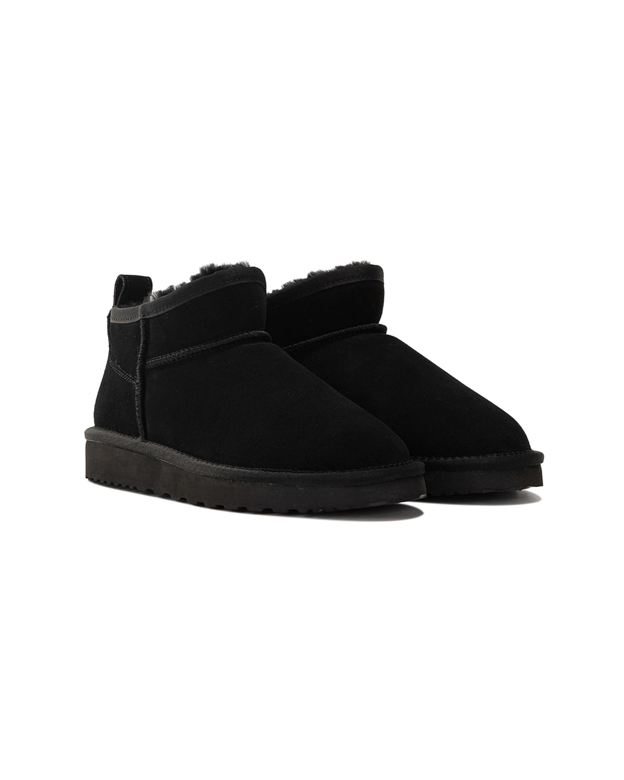 3 AUS WOOLI Airlie Premium Sheepskin Ultra Mini UGG BLACK, 3 of 7