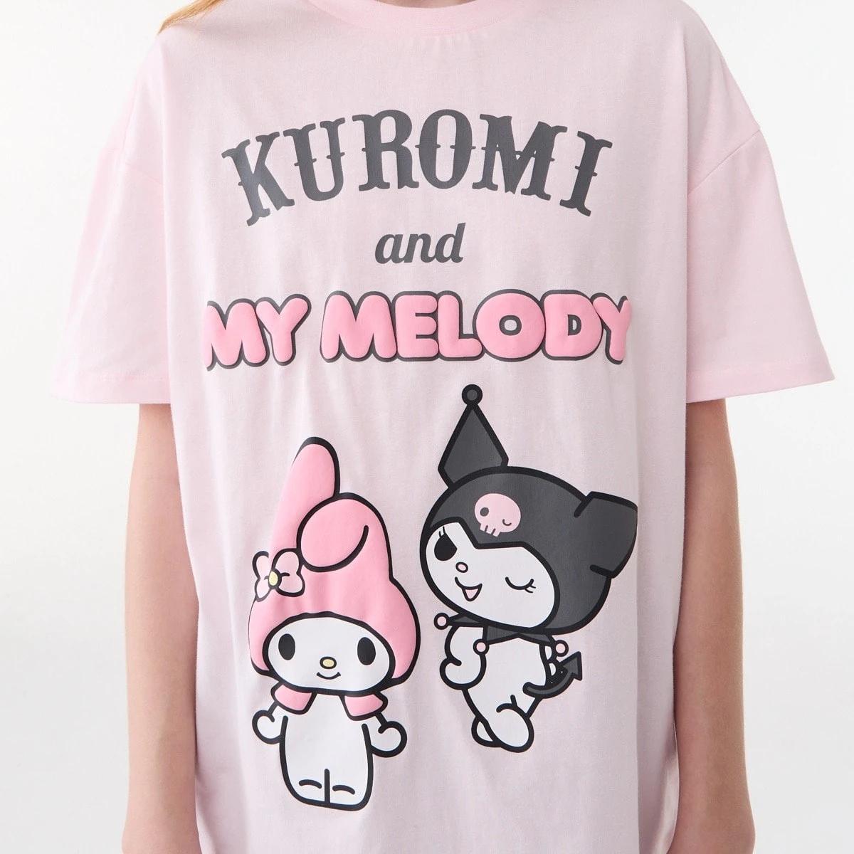3 Kuromi and My Melody License Oversized T-shirt KUROMI AND MY MELODY, 3 of 6