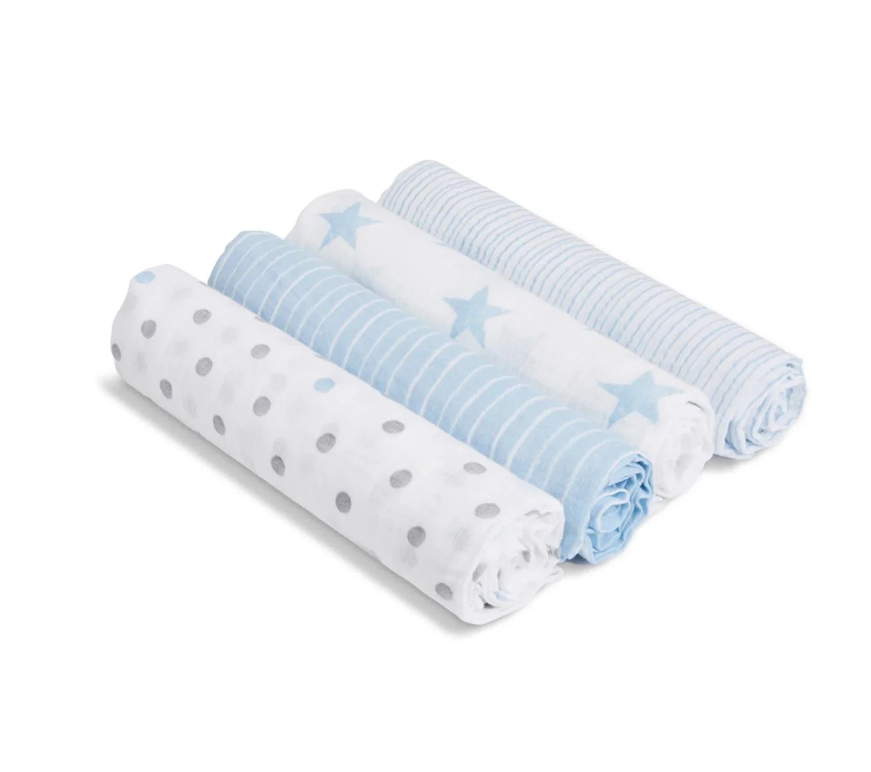1 Aden + Anais Dapper 4pk Muslin  Swaddles
 - Natural, 1 of 1