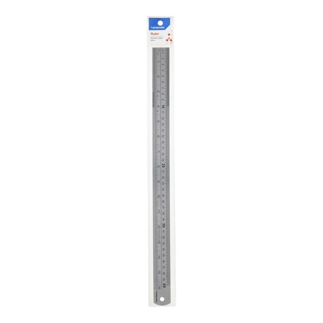 Studymate Stainless Steel Ruler 40cm - Kmart