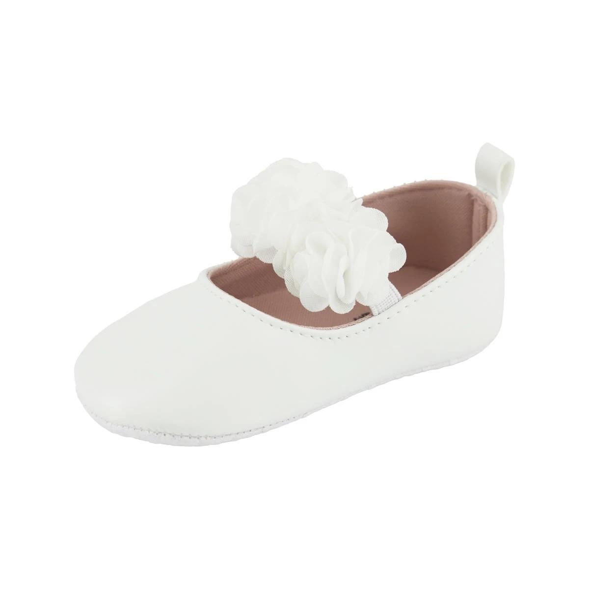 3 Baby A-Bar Shoes WHITE, 3 of 5