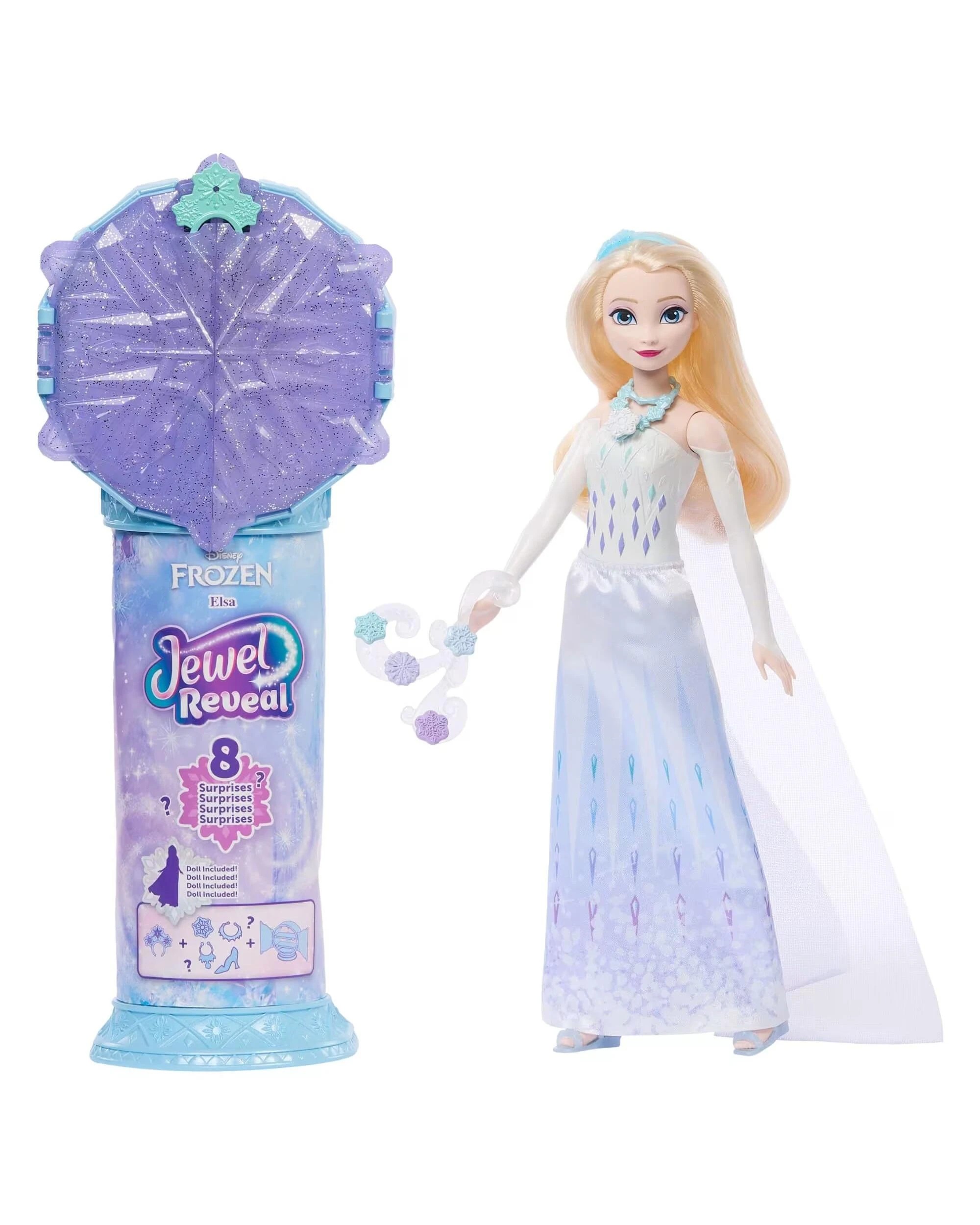 1 Disney Frozen Jewel Reveal Elsa Fashion Doll, 1 of 5