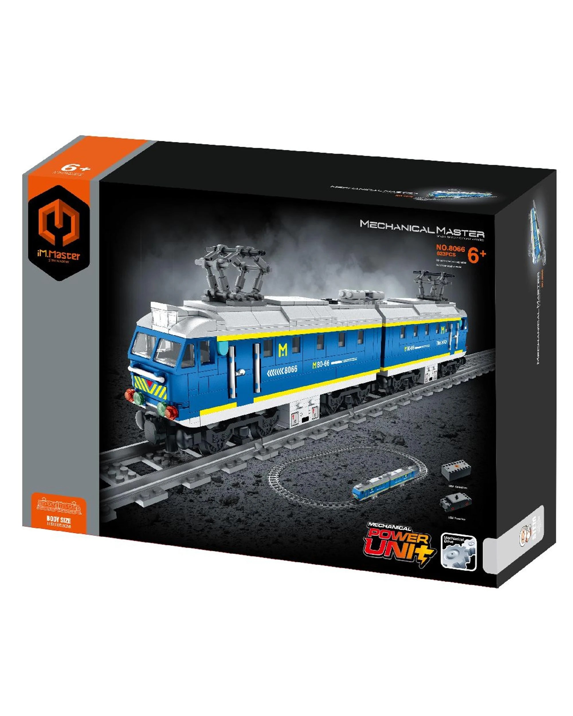 1 iM.Master Mechanical Master Electric Locomotive Blue 623 Piece Model Kit - 8066 - Blue, 1 of 6