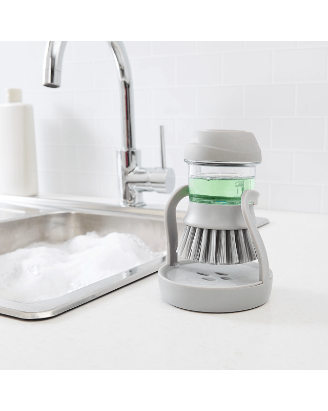 Soap Dispenser Dish Brush with Ho