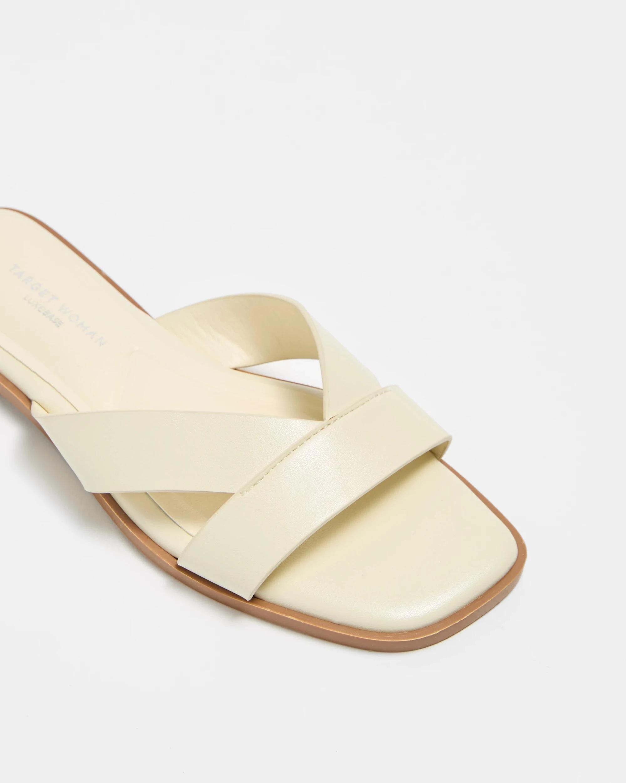 2 Target Woman Womens Studded Flat Sandal - Harmony IVORY PU, 2 of 3