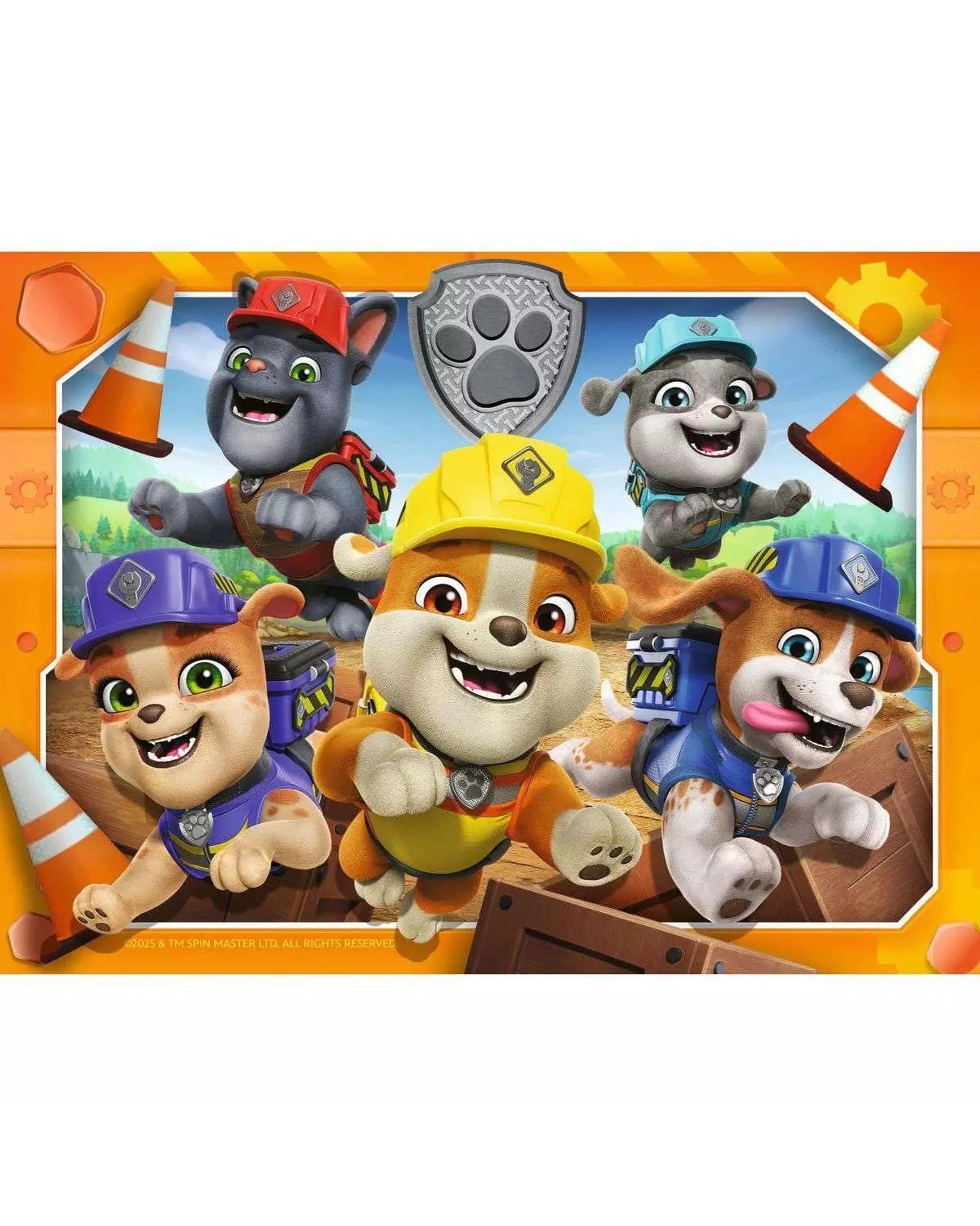 6 Ravensburger Paw Patrol Rubble and Crew 4 in a Box 12/16/20/24 Piece Jigsaw Puzzle 4 Pack, 6 of 6