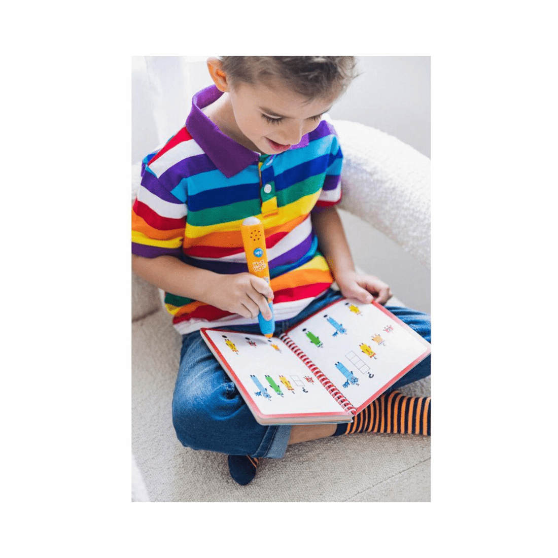 3 Hand2Mind Hot Dots Numberblocks 1-10 Activity Book and Interactive Pen, 3 of 5