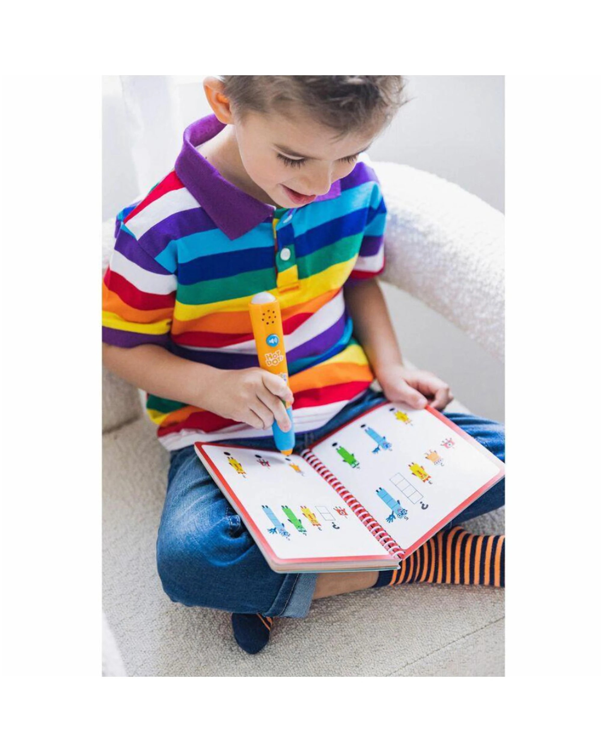 3 Hand2Mind Hot Dots Numberblocks 1-10 Activity Book and Interactive Pen, 3 of 5