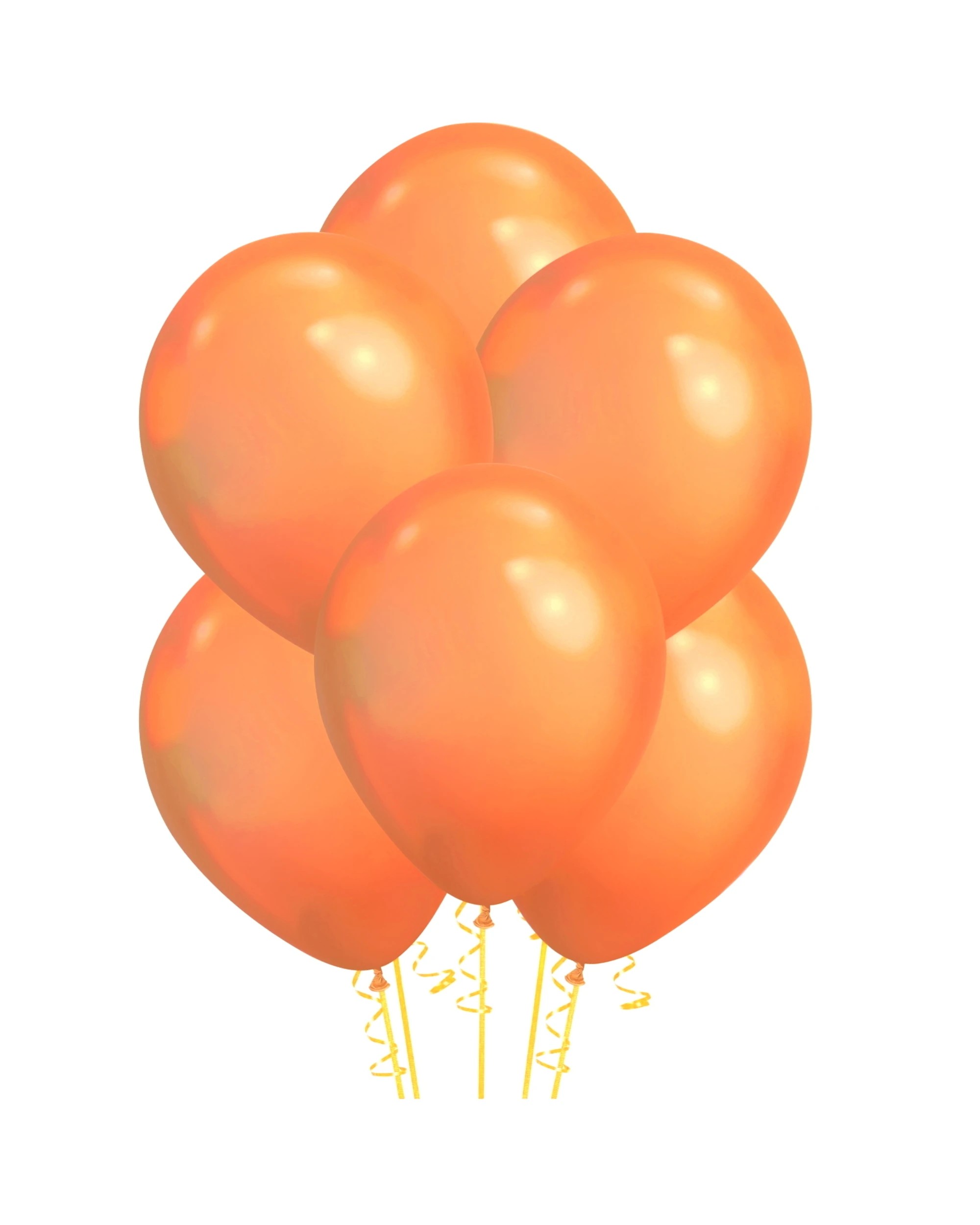 1 Artwrap Pearl Balloons 30cm Pack of 20 - Orange, 1 of 1