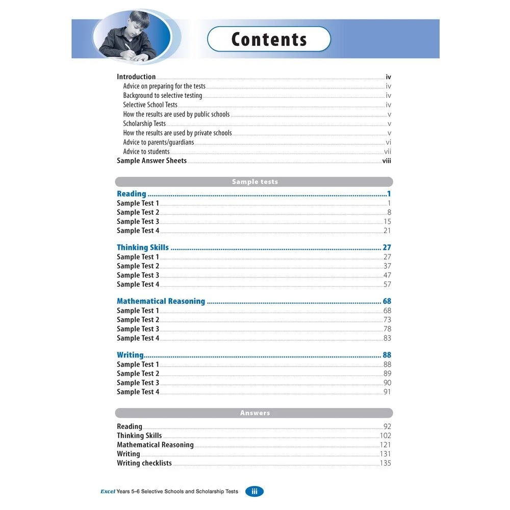 2 Excel Selective Schools & Scholarship Tests Years 5-6, 2 of 7