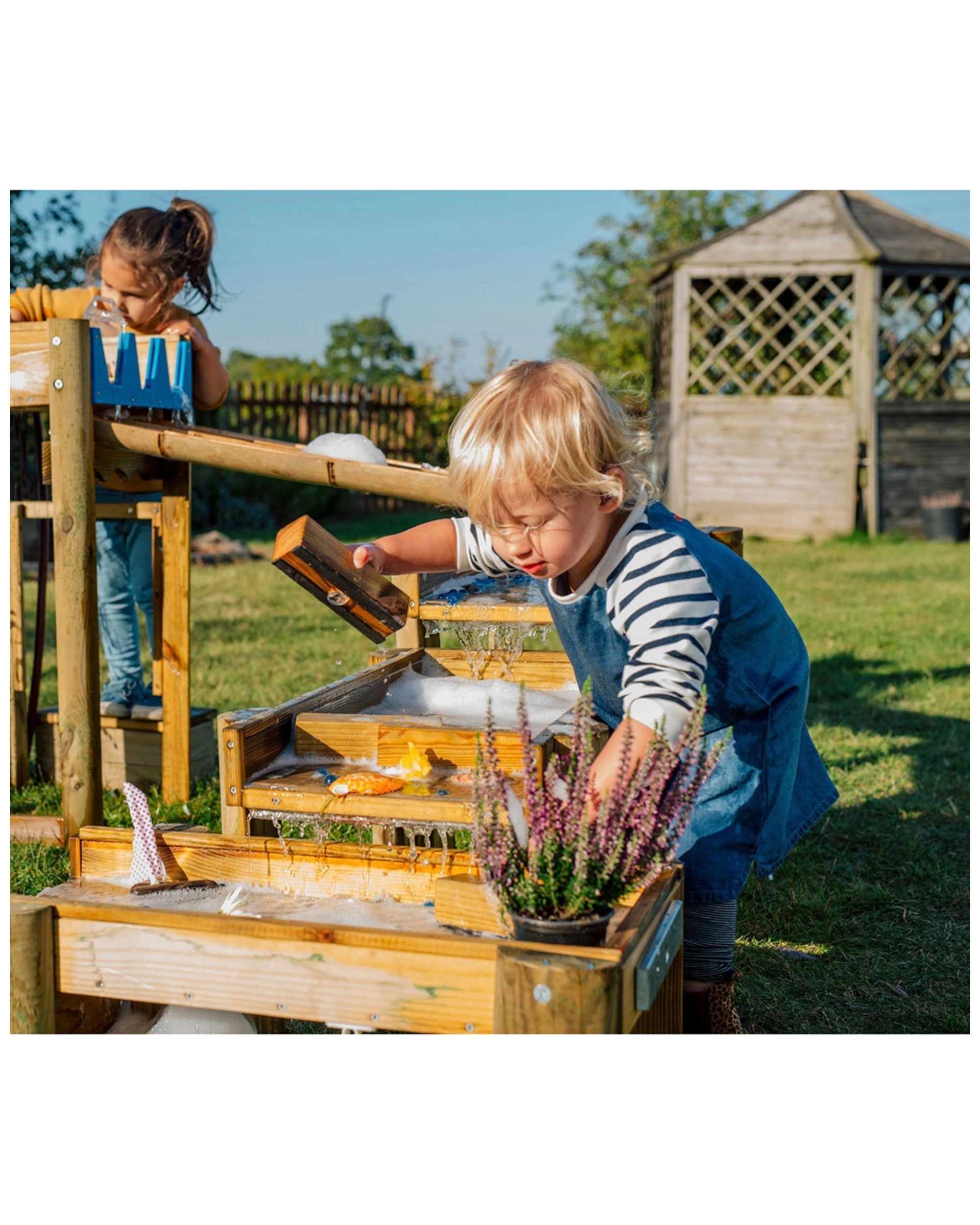 7 Plum Play Au Discovery Forest Water Run Wooden Steam Water Play 3 Years - Brown, 7 of 9
