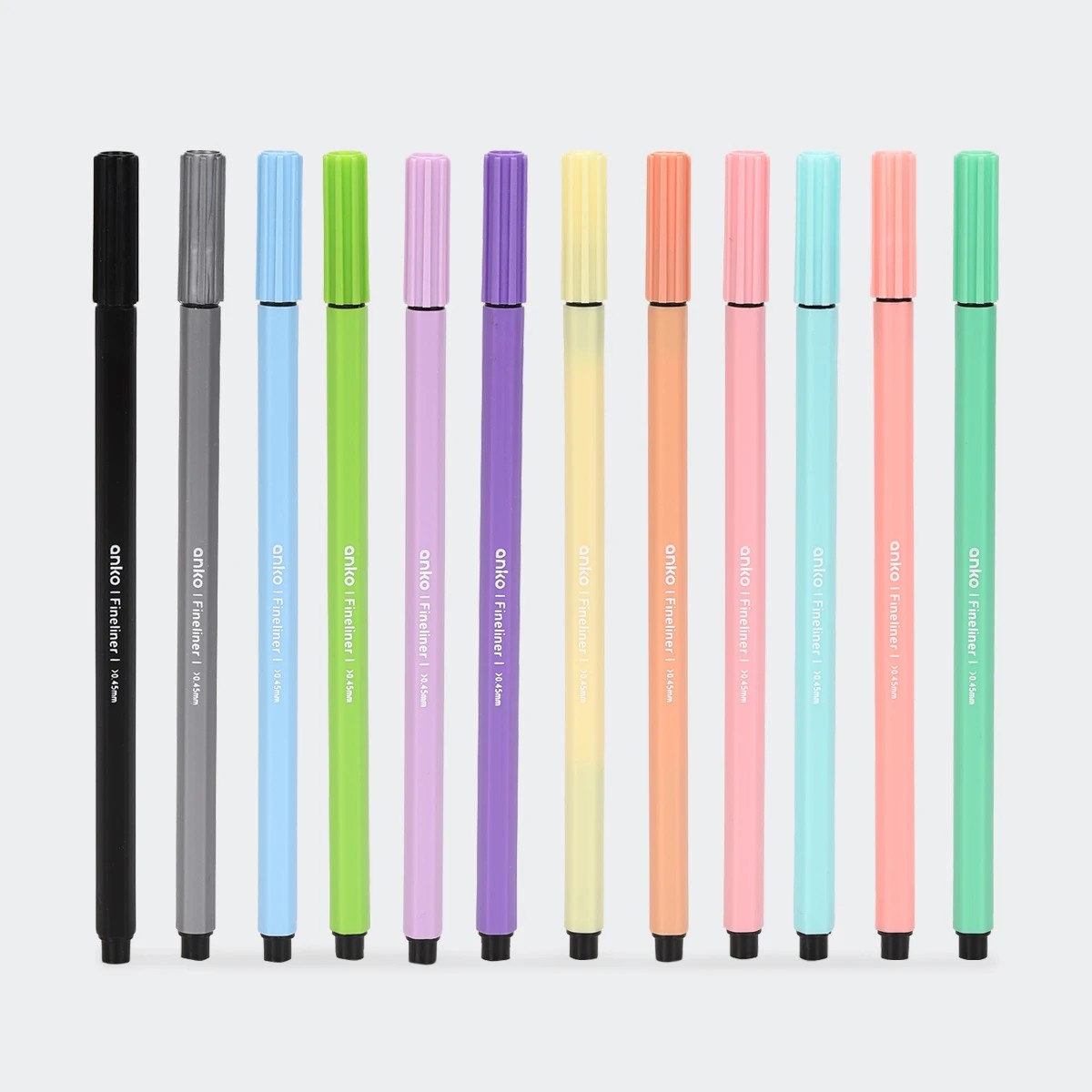 2 12 Pack Fineliner Pens - Pastel, 2 of 5