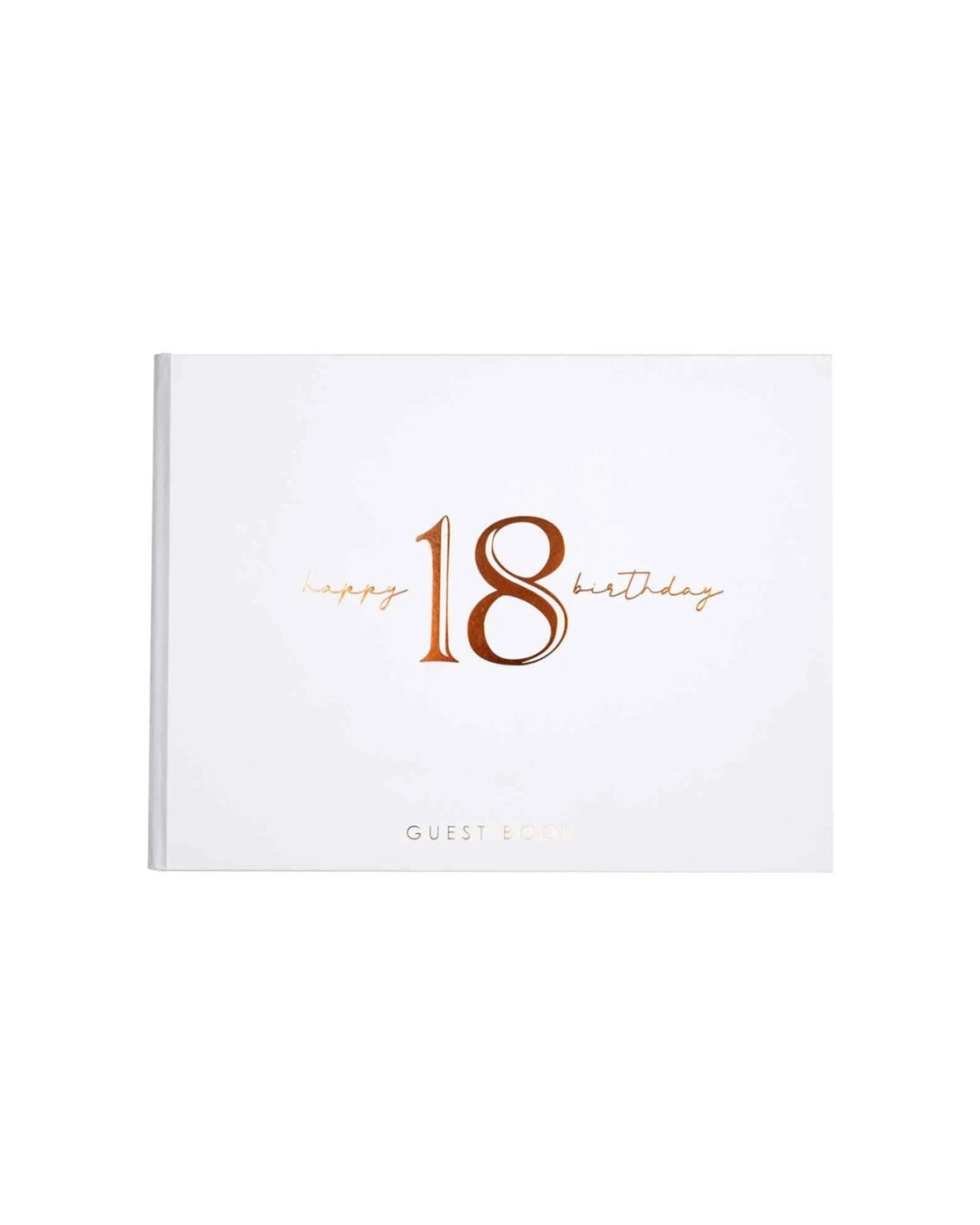 1 LMD Event Guest Book Happy 18th Birthday Rose - Gold, 1 of 1