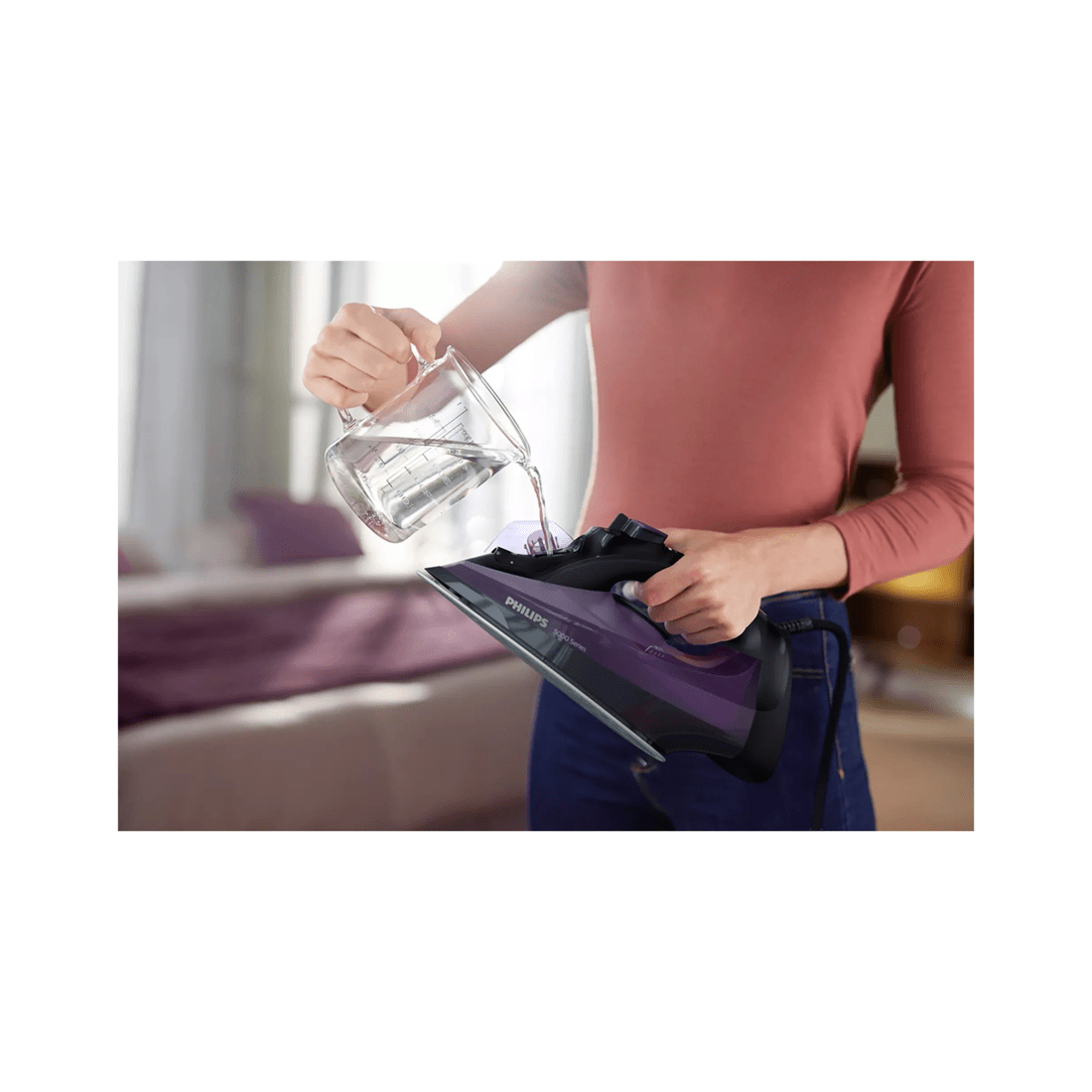 8 Philips Dst5030-80 Steam Corded Iron Clothes/garments 2400w - Purple, 8 of 8