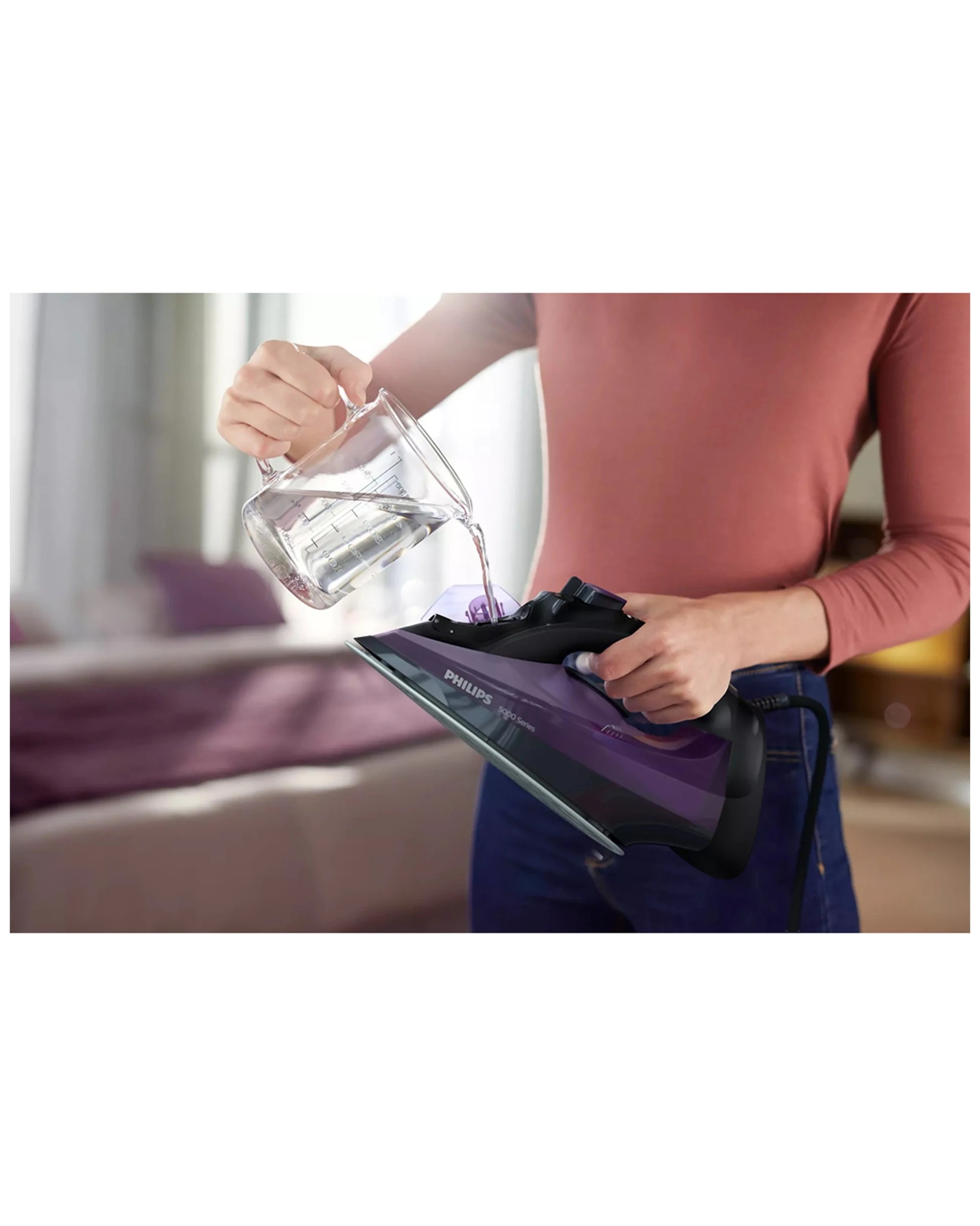 8 Philips Dst5030-80 Steam Corded Iron Clothes/garments 2400w - Purple, 8 of 8