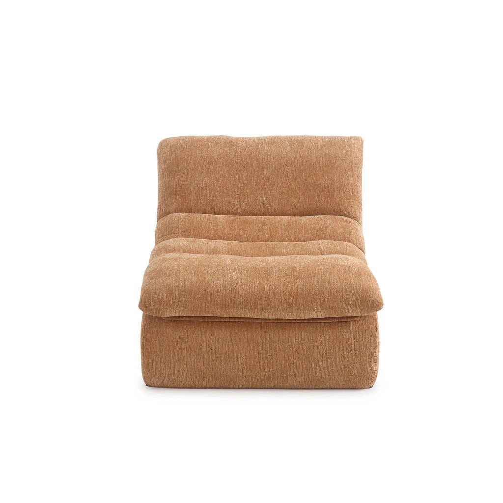 2 Zzz Atelier Capri Armless Floor Lounge Chair - Orange, 2 of 7