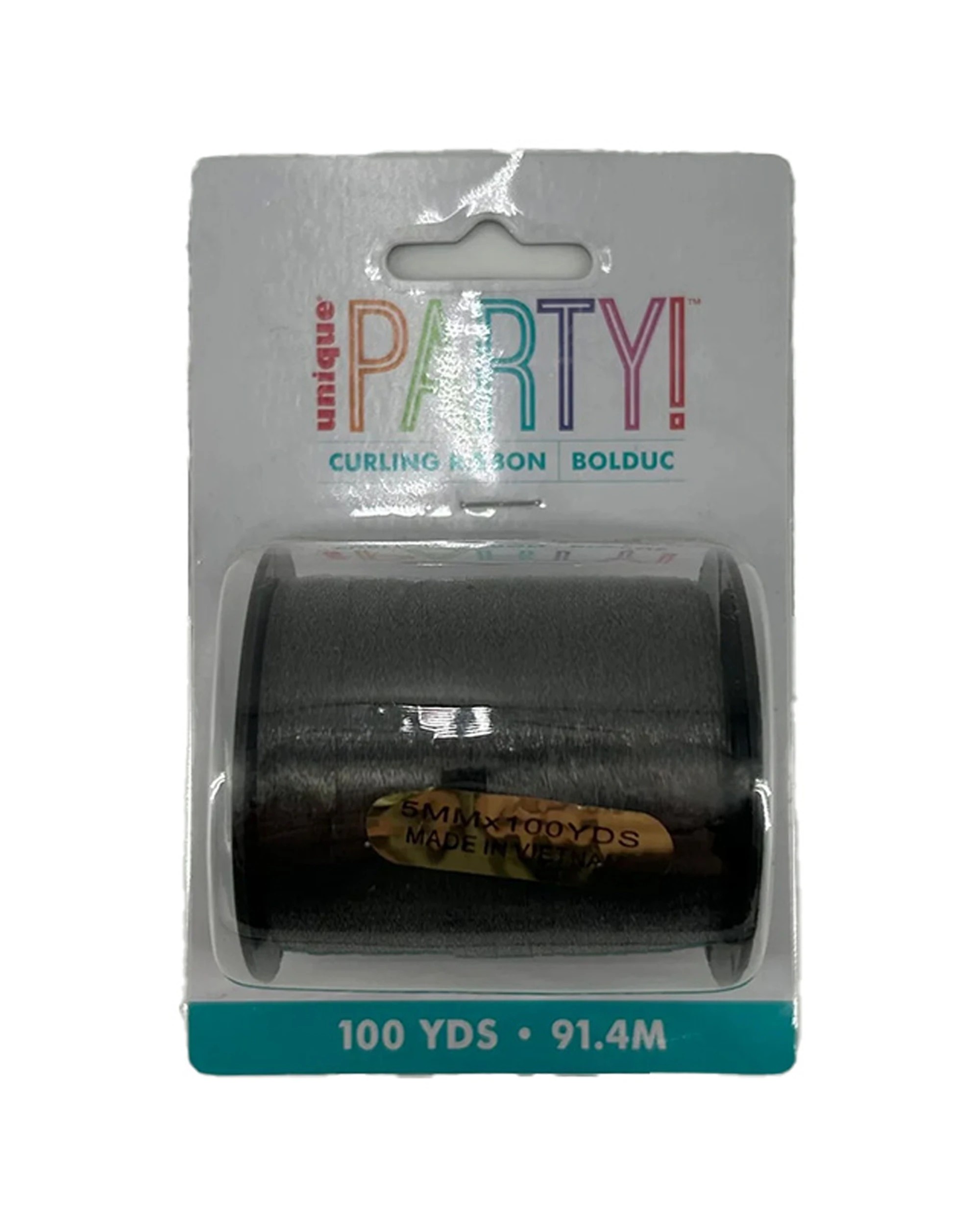 1 Meteor Party Curling Ribbon Gift Wrapping Decoration 91.4m - Black, 1 of 1