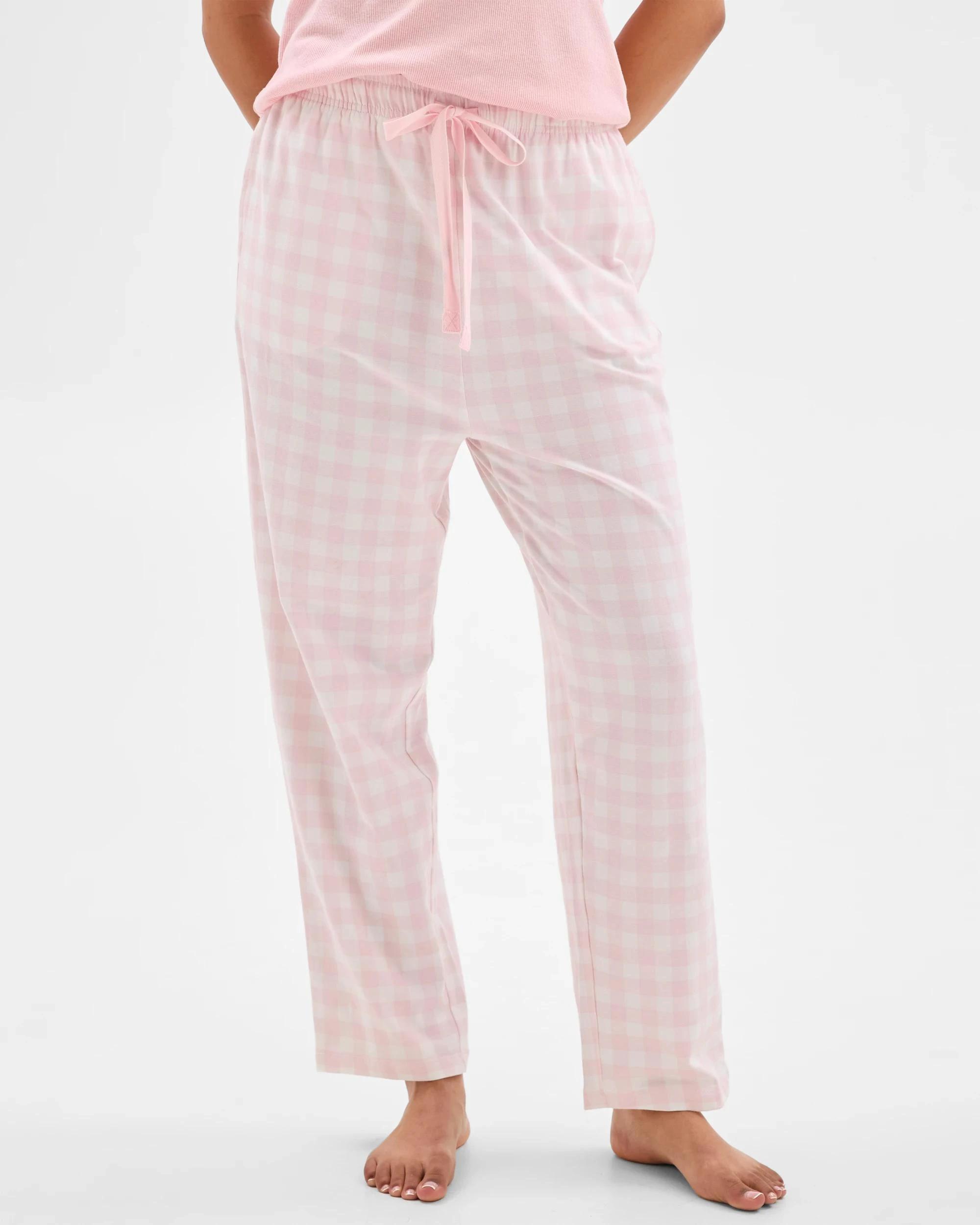 6 Target Australian Cotton 7/8 Length Sleep Pyjama Pants GINGHAM, 6 of 6