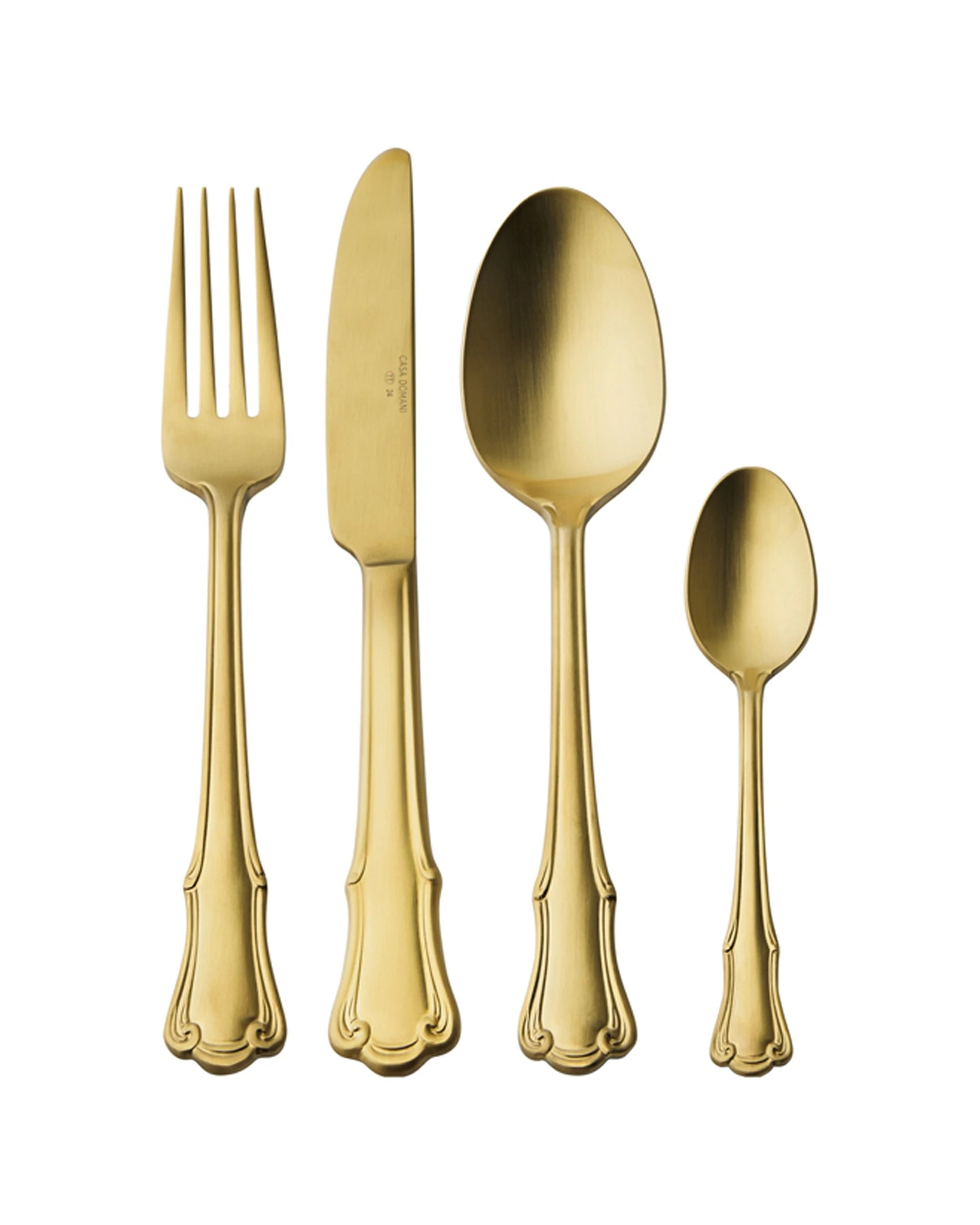 1 Casa Domani 16 Piece Castello Cutlery Set Stainless Steel Complete Gift Box
 - Plain, 1 of 3