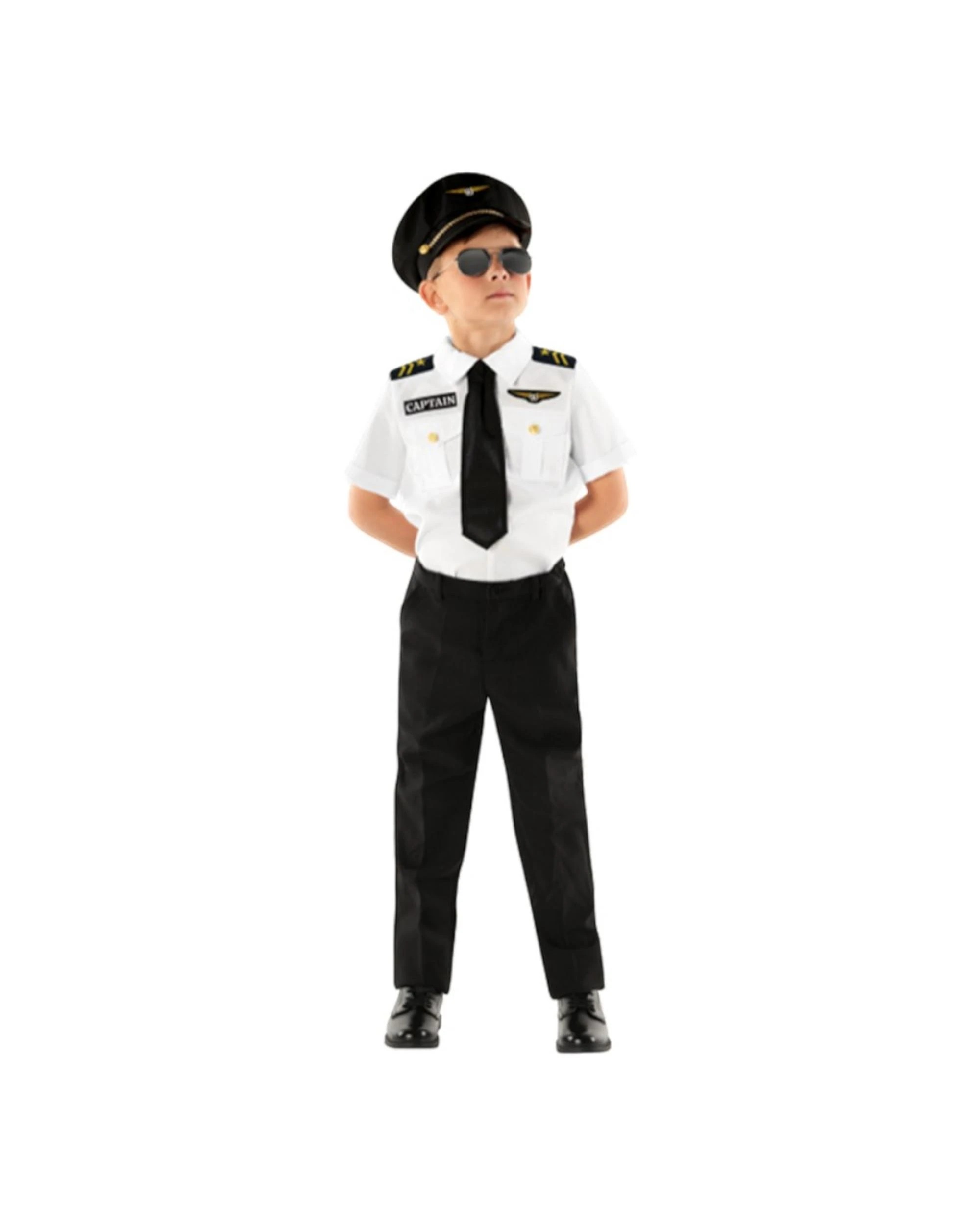 1 Pilot Uniform Child Costume Size 7-9 Years, 1 of 3