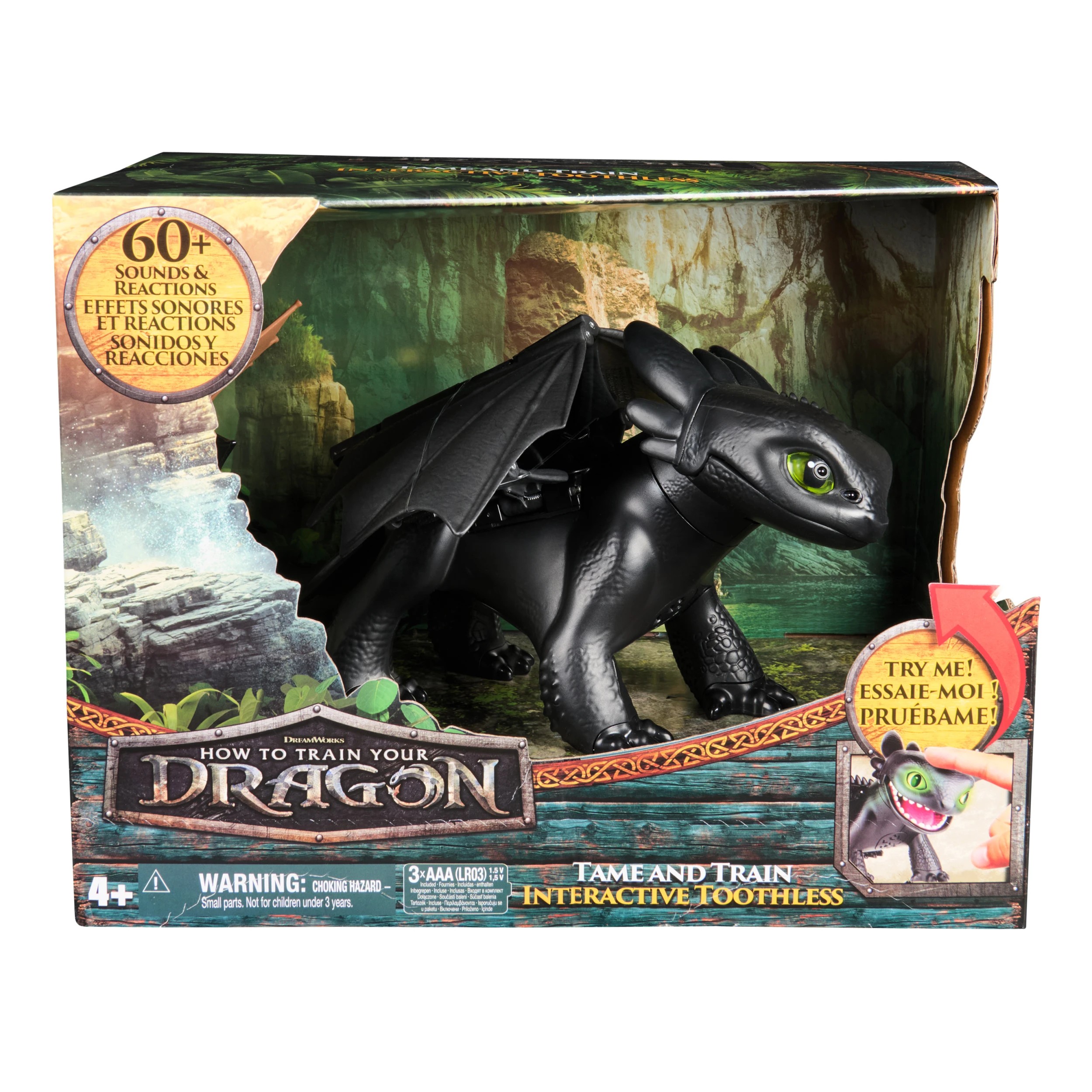 1 How To Train Your Dragon: Tame and Train Interactive Toothless Figure, 1 of 8