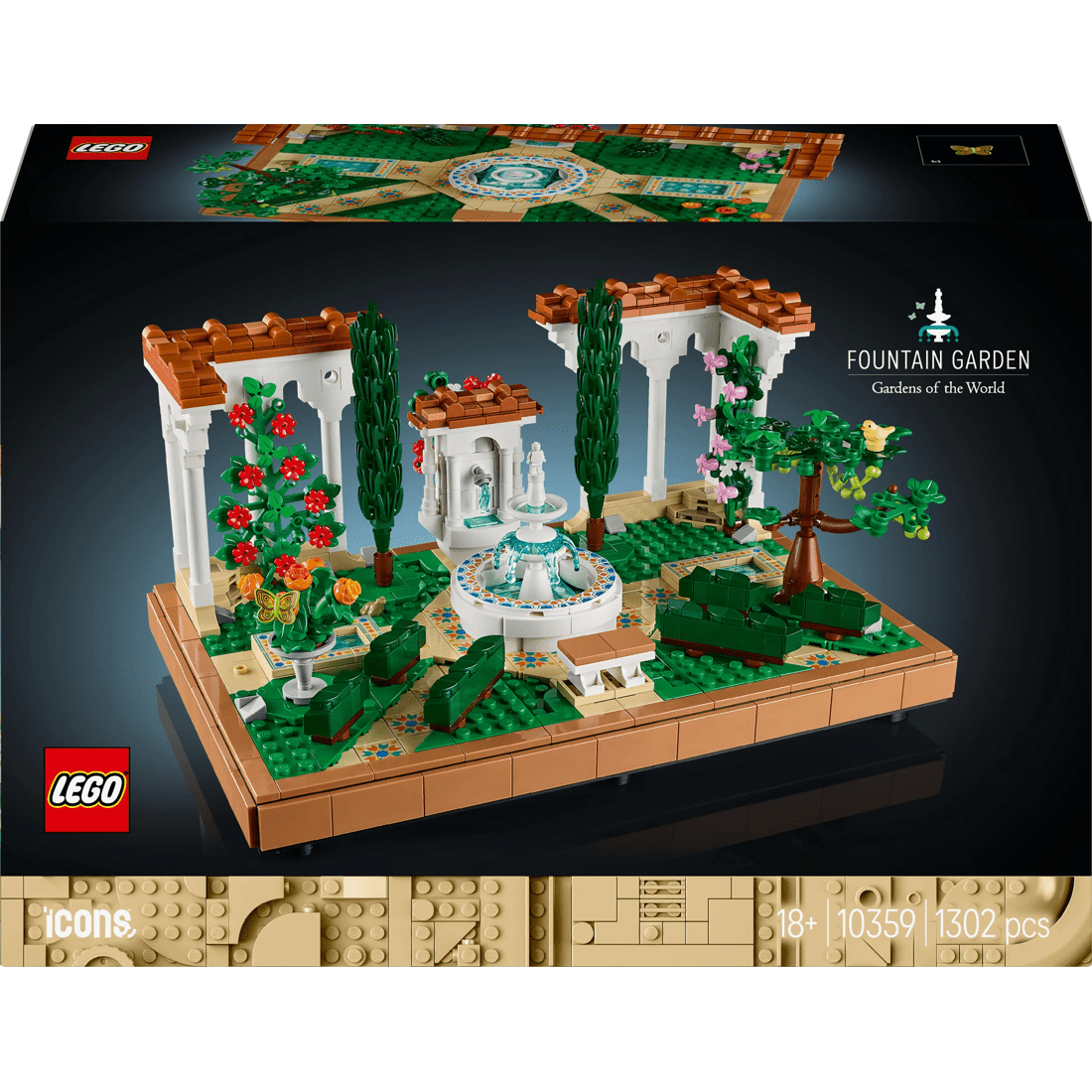 3 LEGO Icons Fountain Garden 10359, 3 of 11