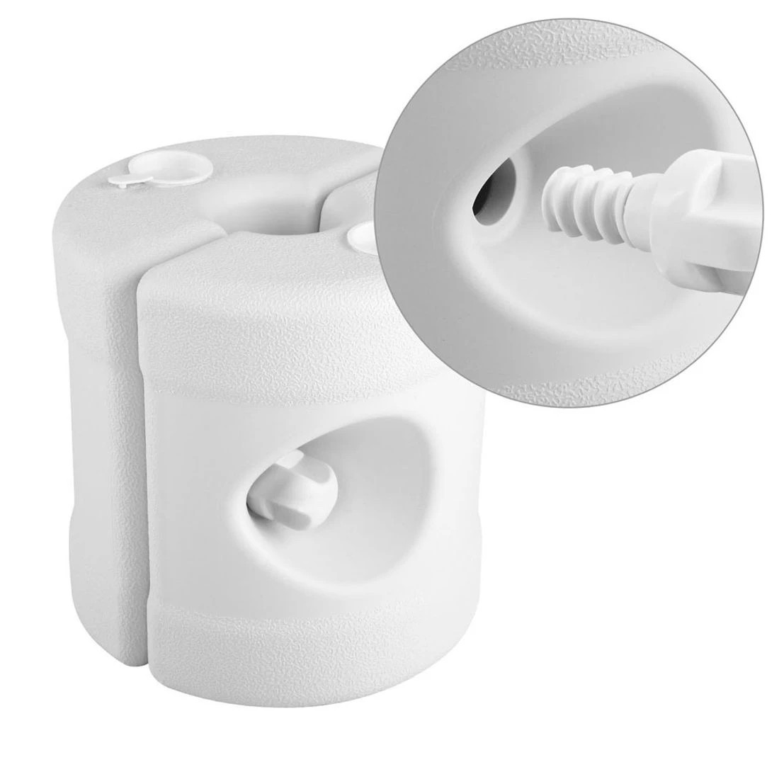 3 Instahut Gazebo Base Pod Kit Pop Up Marquee Set Outdoor Wedding Tent Canopy Leg 4 pcs - White, 3 of 8