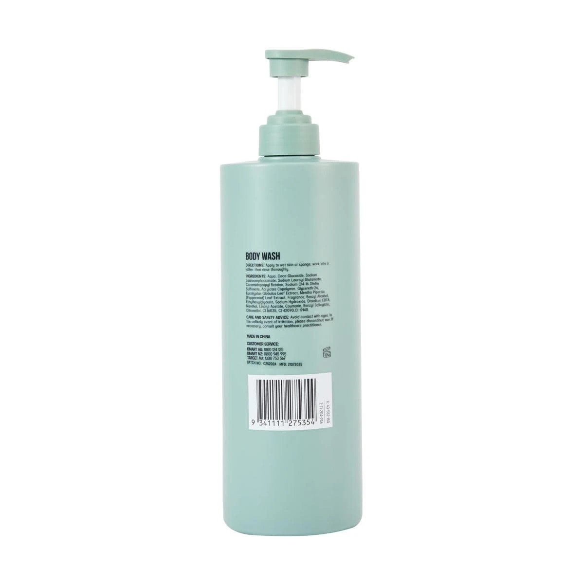 3 OXX Bodycare Soothing and Refreshing Body Wash 1L - Eucalyptus and Mint, 3 of 3
