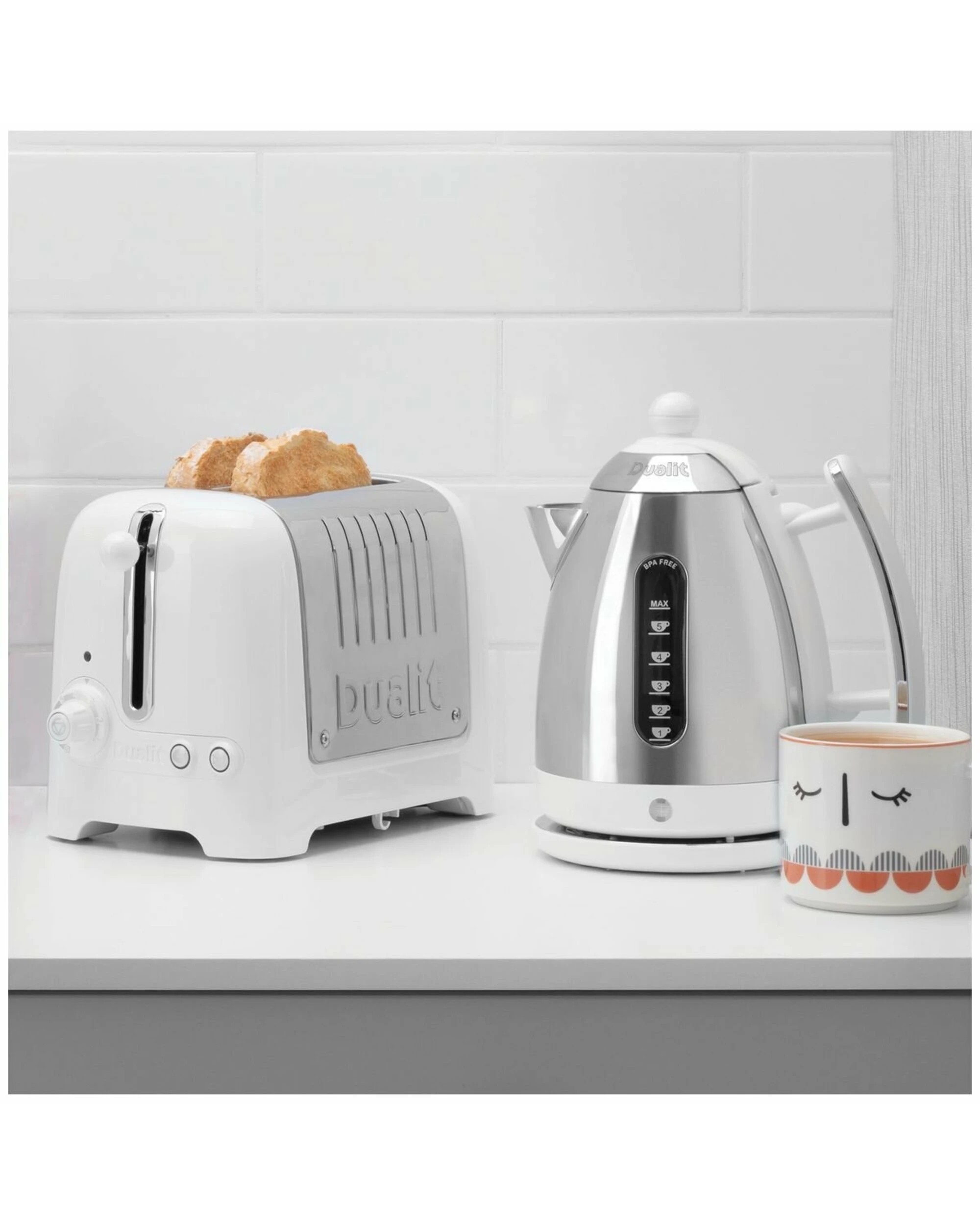 2 Dualit Jug Kettle Gloss White/Polished, 2 of 5