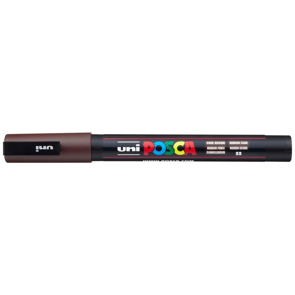 1 POSCA PC 3M Paint Marker Dark Brown, 1 of 8