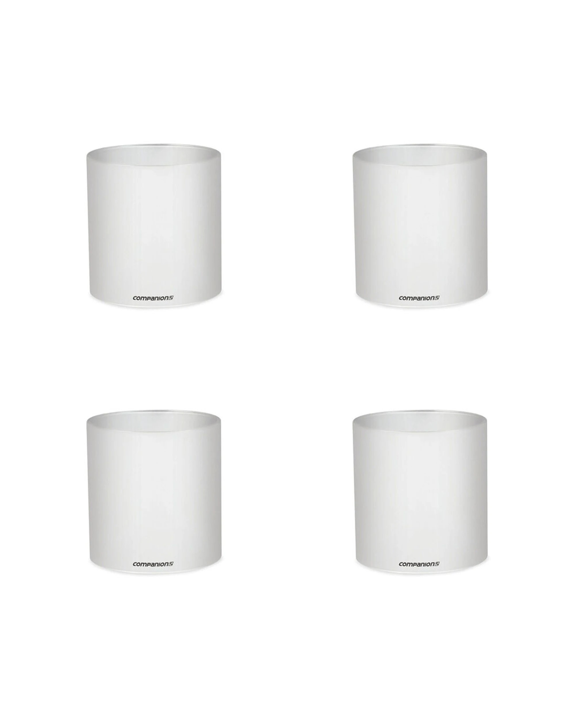 1 Companion Gas Lantern Glass 4 Pack Replacement Heat Resistant - Plain, 1 of 2
