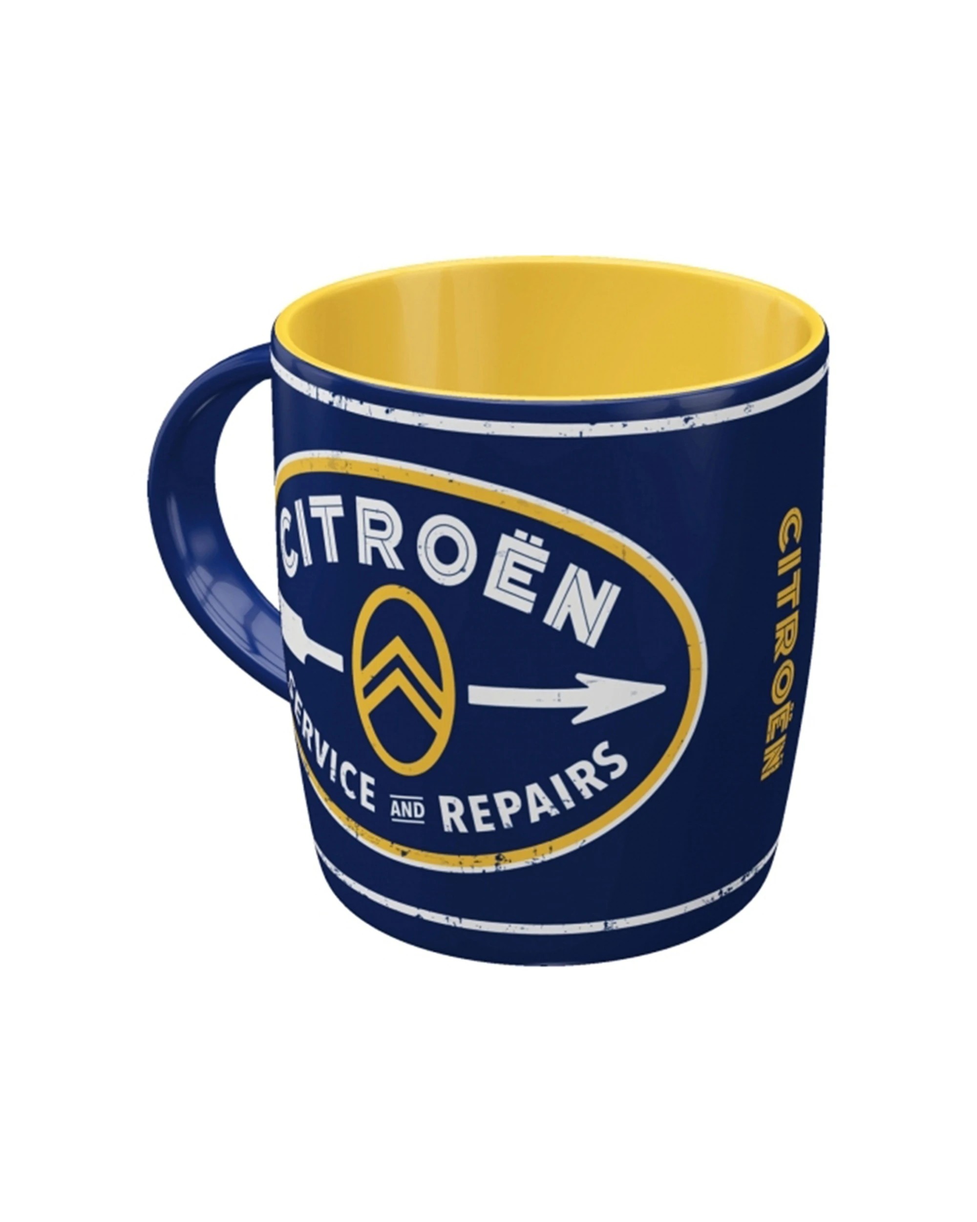 1 Nostalgic-Art Ceramic Mug 330ml Mug - Citroen Service And Repairs - Blue, 1 of 4