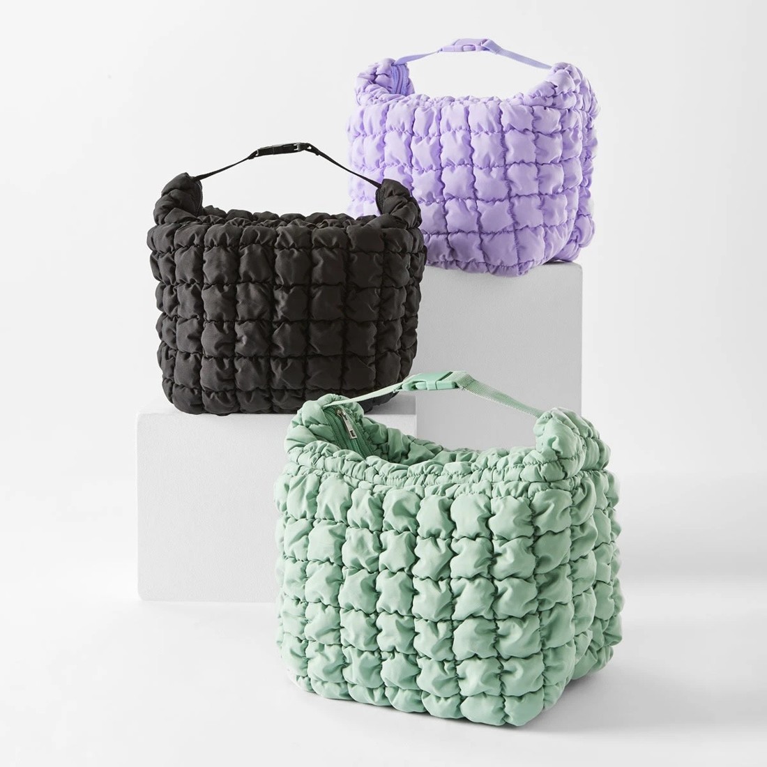 5 Black Puffer Lunch Bag, 5 of 5