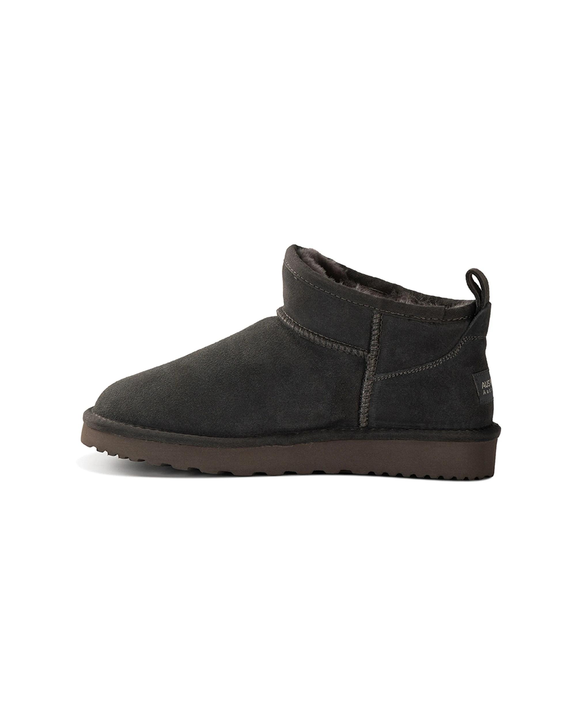 2 AUS WOOLI  Sheepskin Classic Ultra Mini UGG Boots GREY, 2 of 7